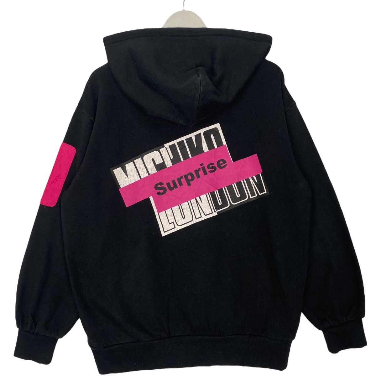 Vintage Vintage Michiko London Khoshino Full Zip Hoodie Black/Pink Size US M / EU 48-50 / 2 - 5 Thumbnail