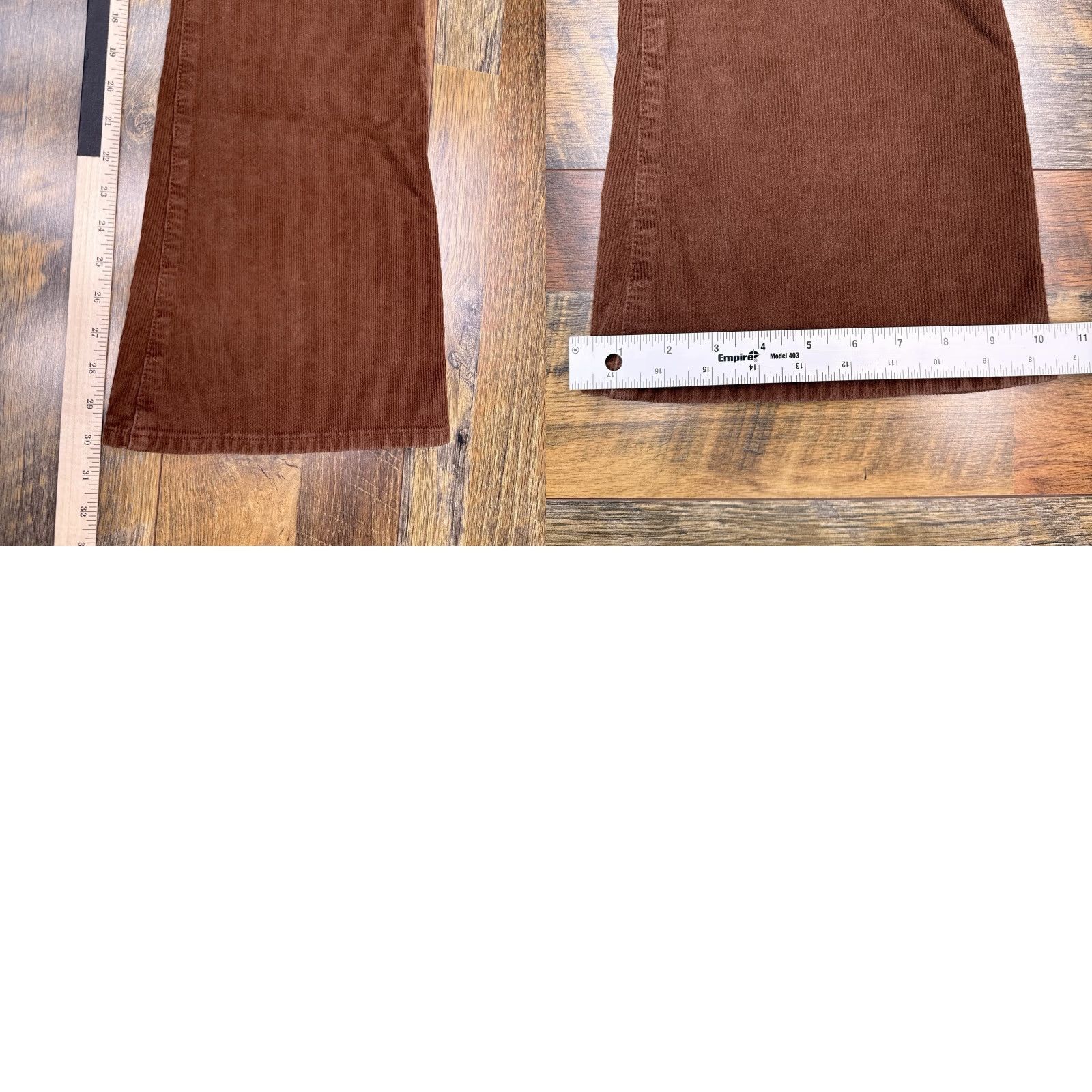American Eagle Outfitters VINTAGE American Eagle Outfitters America Eagle Super Hi Rise Flare Pants Womens 2 Brown Corduroy High Rise 30.5 in inseam Black? Size 26" / US 2 / IT 38 - 9 Thumbnail