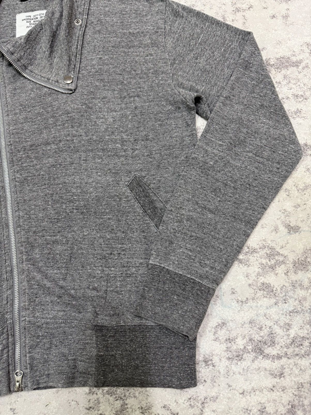 CABANE de ZUCCa Cabane de Zucca grey asymmetrical xipper jacket sweater Size US S / EU 44-46 / 1 - 5 Thumbnail