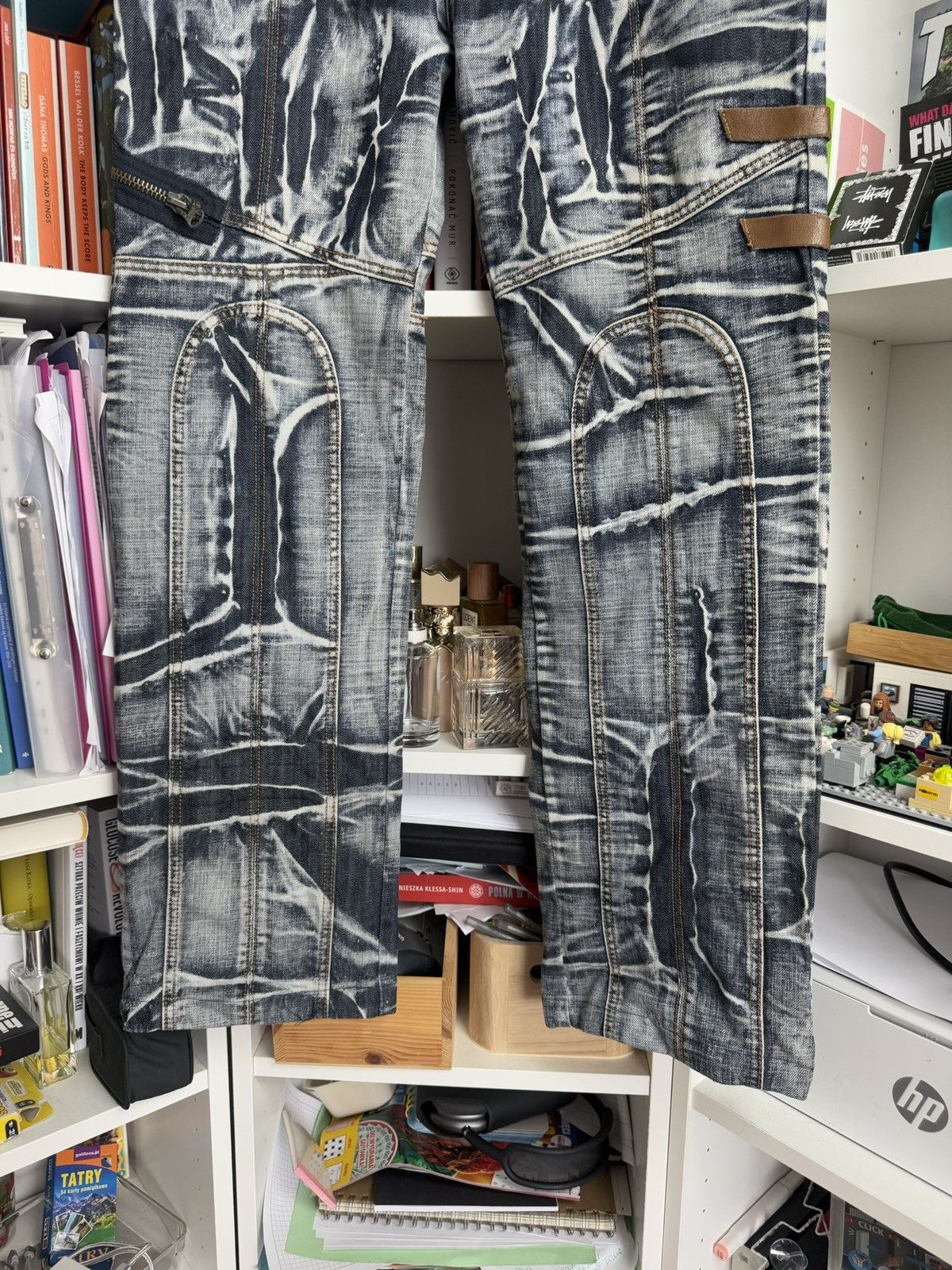 Japanese Brand Vintage y2k avantgarde style washed denim pants 34 kapital Size US 34 / EU 50 - 4 Thumbnail