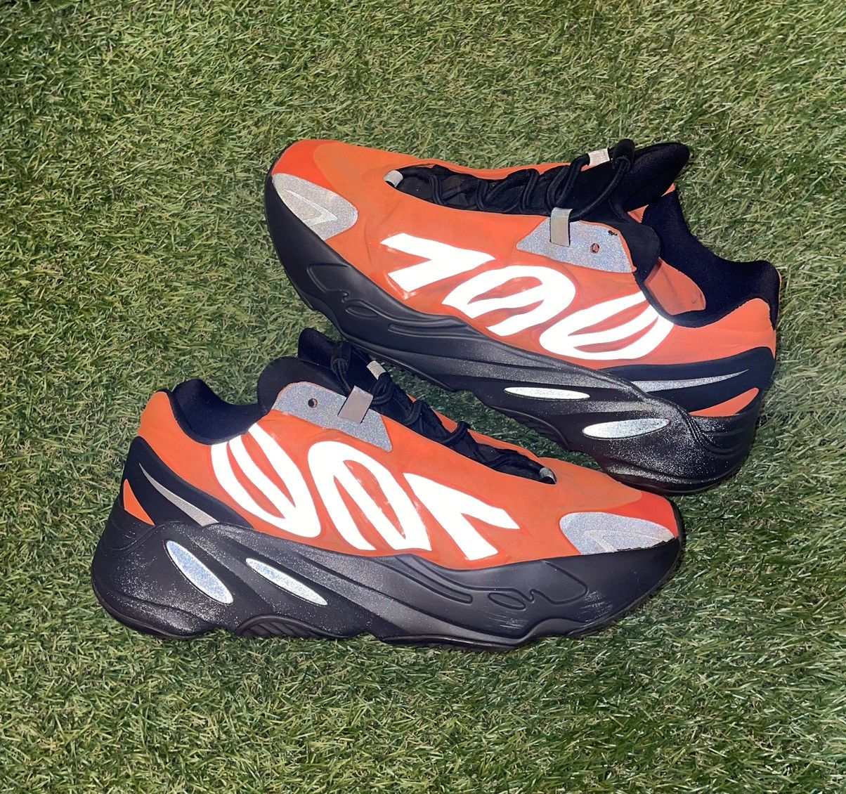 Yeezy Adidas Yeezy Boost 700 MNVN Orange Size 10 Size US 10 / EU 43 - 1 Thumbnail