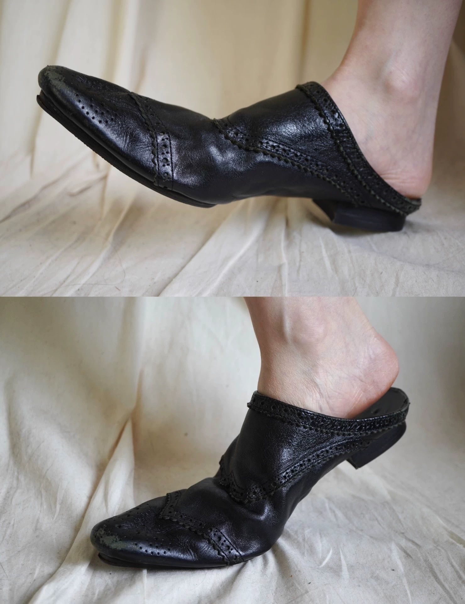 Junya Watanabe Junya Watanabe 2003SS Rare Low Heel Pointed Toe 36 8/10 Size US 5.5 / IT 35.5 - 1 Thumbnail