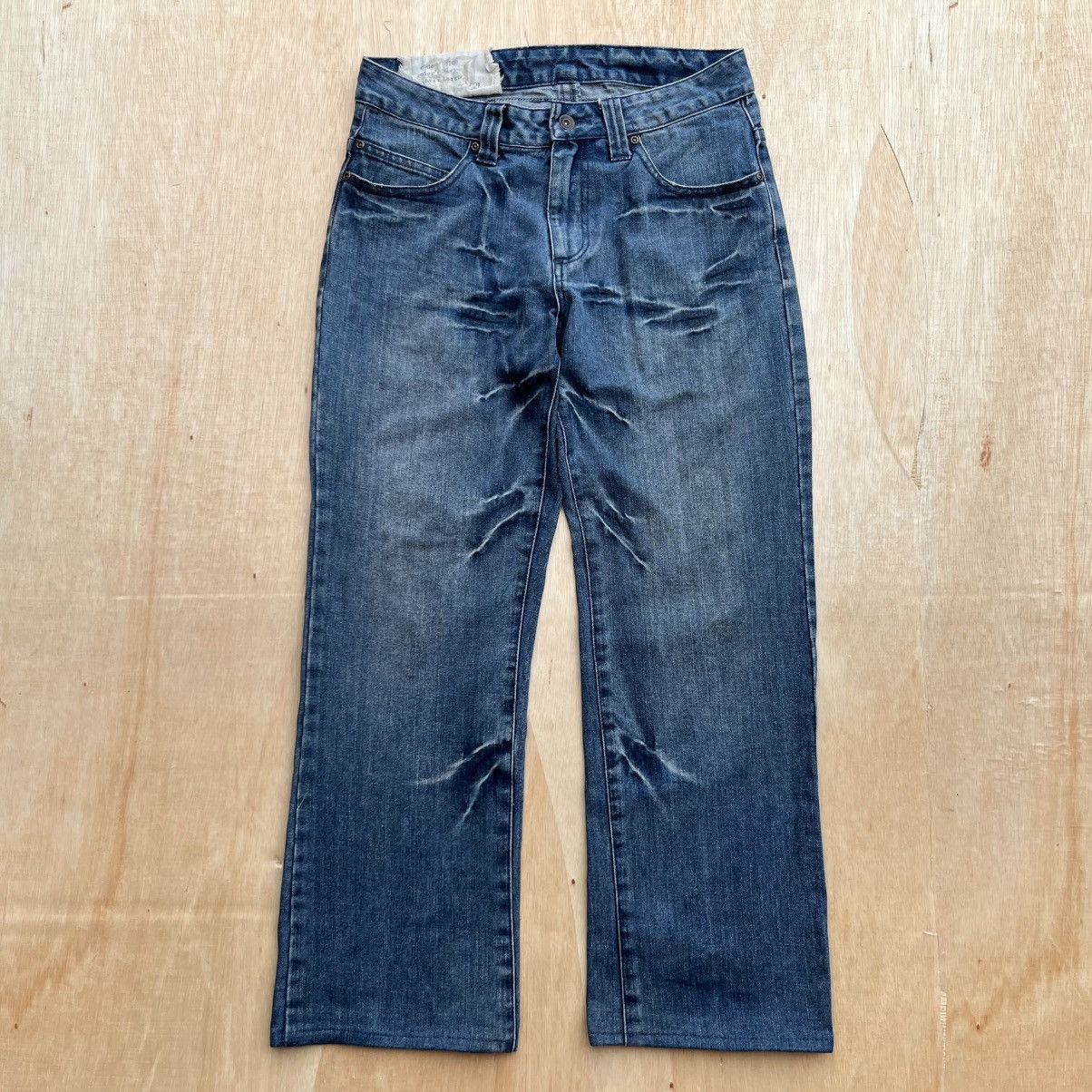 If Six Was Nine ANTFUI JEANS MIGHTY WING MUD PUNK LIGHTING AND CLOUD DENIM Size US 31 - 17 Thumbnail