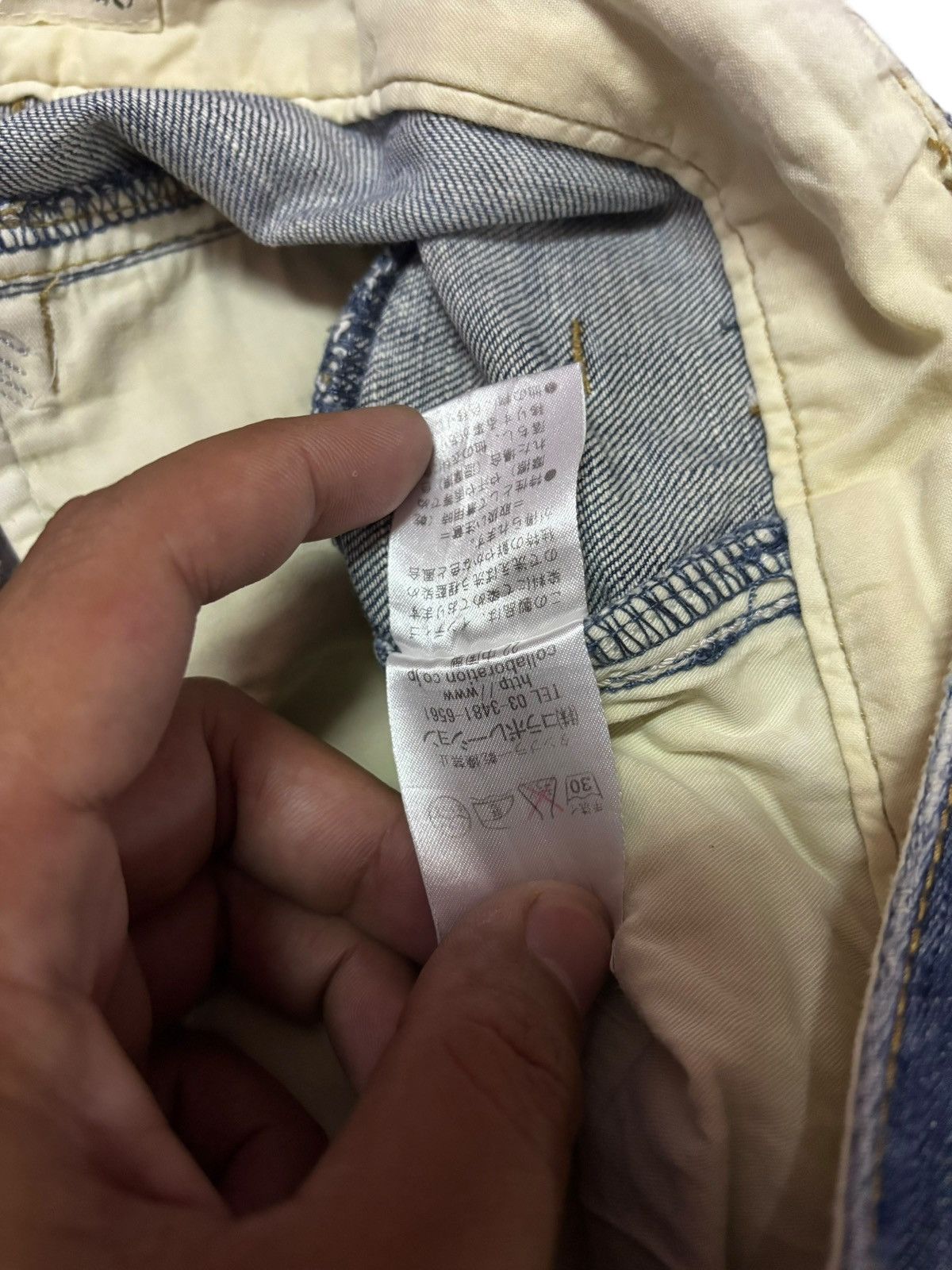 Japanese Brand Vtg CGM Japan Grunge Bootcut Distressed Jeans Size US 28 / EU 44 - 11 Thumbnail