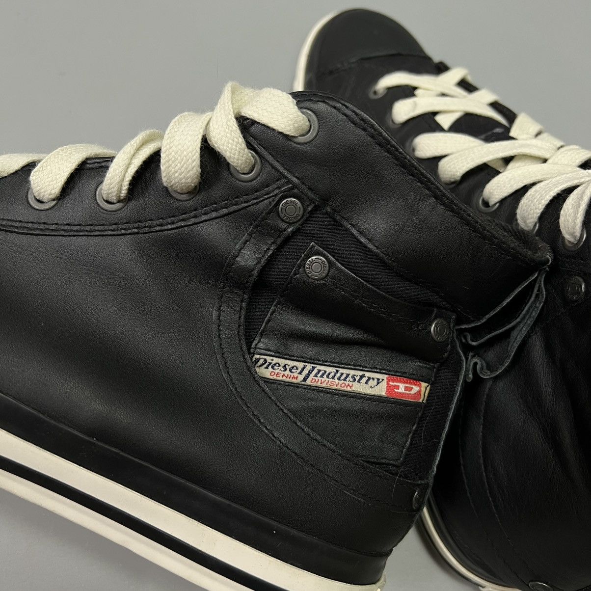 Diesel Diesel Avant Garde Leather Shoes y2k high trainers vintage Size US 12 / EU 45 - 6 Thumbnail