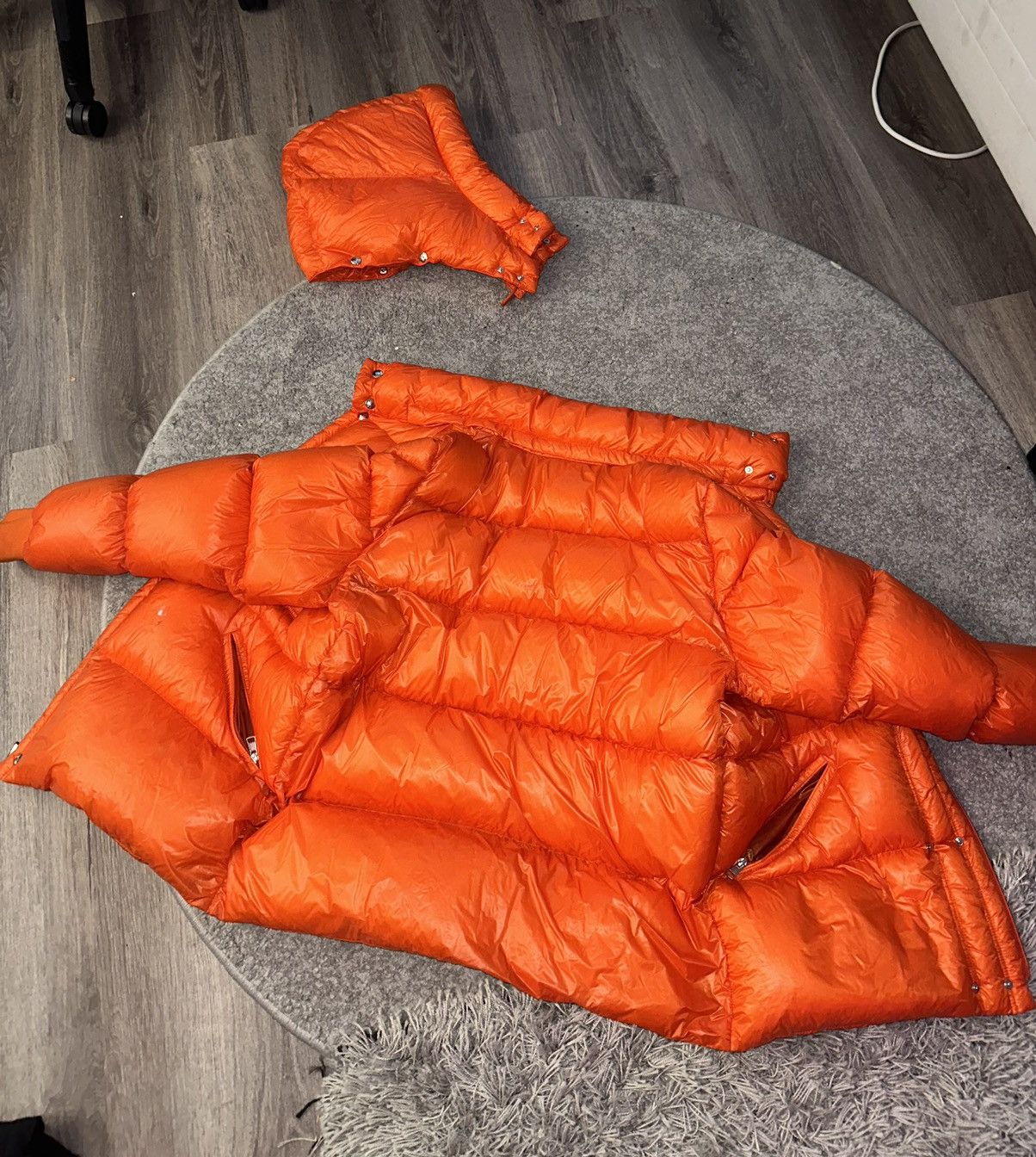 Moncler Moncler Puffer Jacket Orange Size US L / EU 52-54 / 3 - 4 Thumbnail