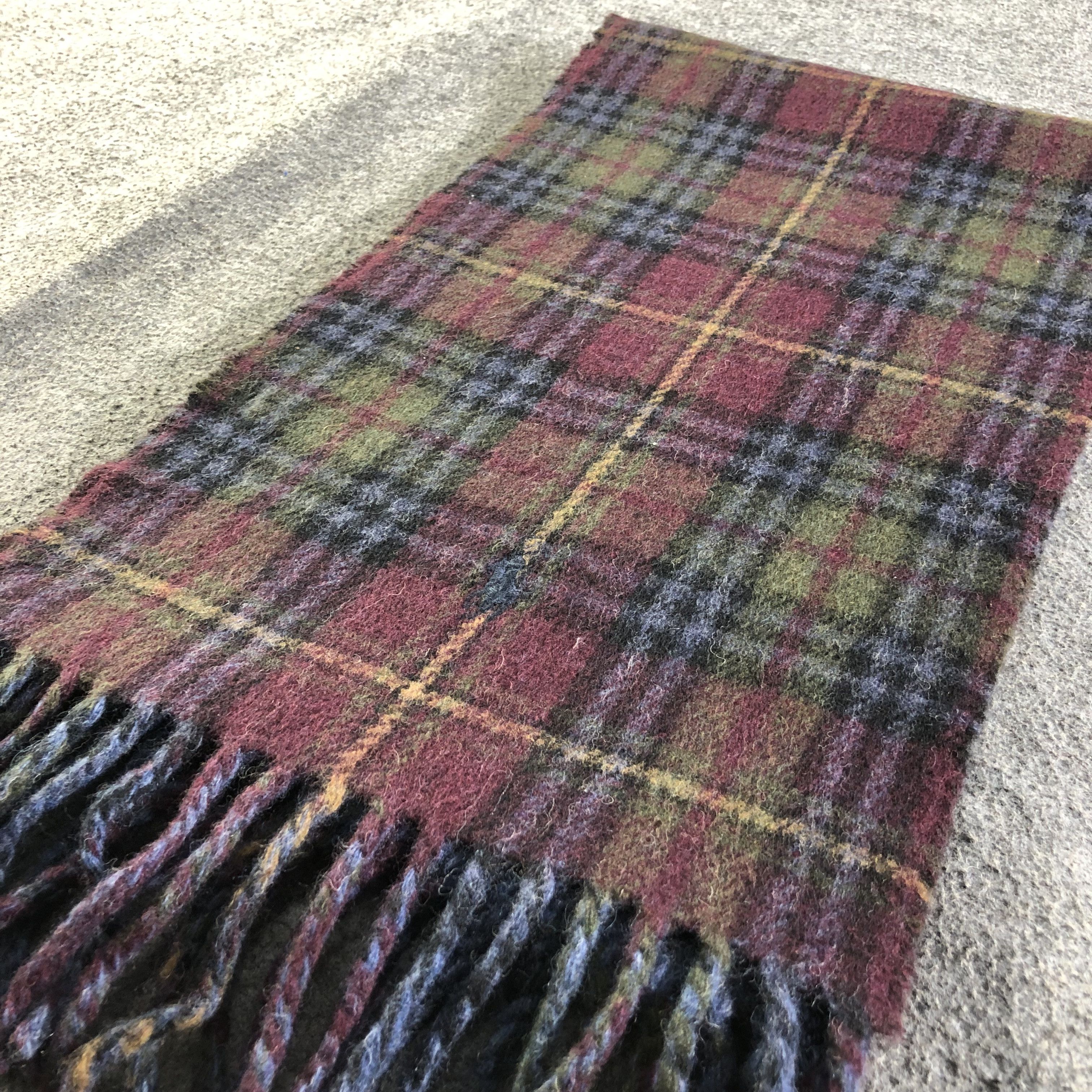 Polo Ralph Lauren Polo Ralph Lauren Tartan Wool Scarf Muffler V1893 Size ONE SIZE - 4 Thumbnail