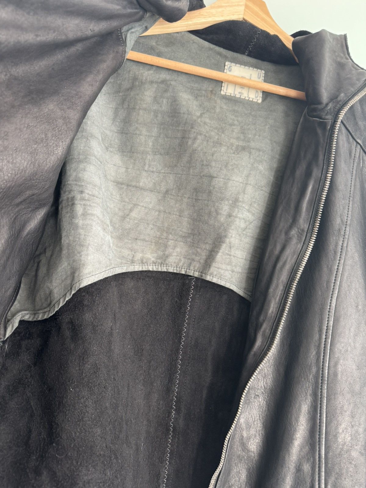 Guidi Guidi x Layer-0 Leather Jacket CBM-BLKT Size US L / EU 52-54 / 3 - 7 Thumbnail