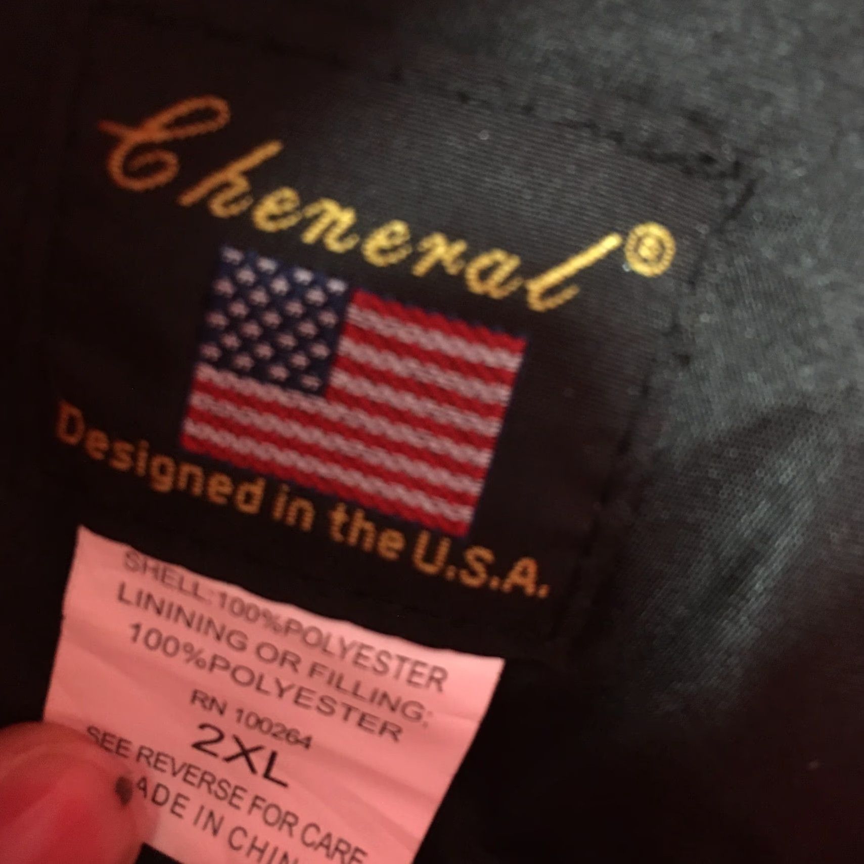 Vintage Cheneral Jacket Mens 2XL Hooded Full Zip Pink Black Rain Oregon Coast Windbreaker Reversible Lined Polyester Embroidered Coat Unknown Size US XXL / EU 58 / 5 - 5 Thumbnail