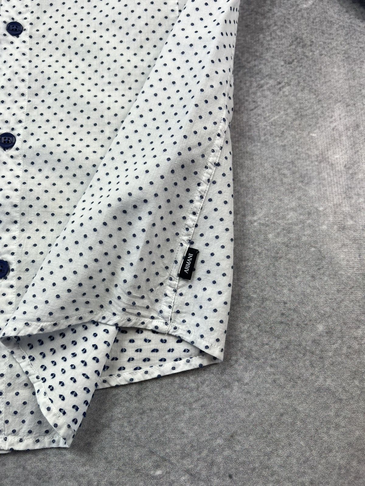 Armani Exchange × Designer Armani Exchange polka dot men’s shirt Size US M / EU 48-50 / 2 - 5 Thumbnail