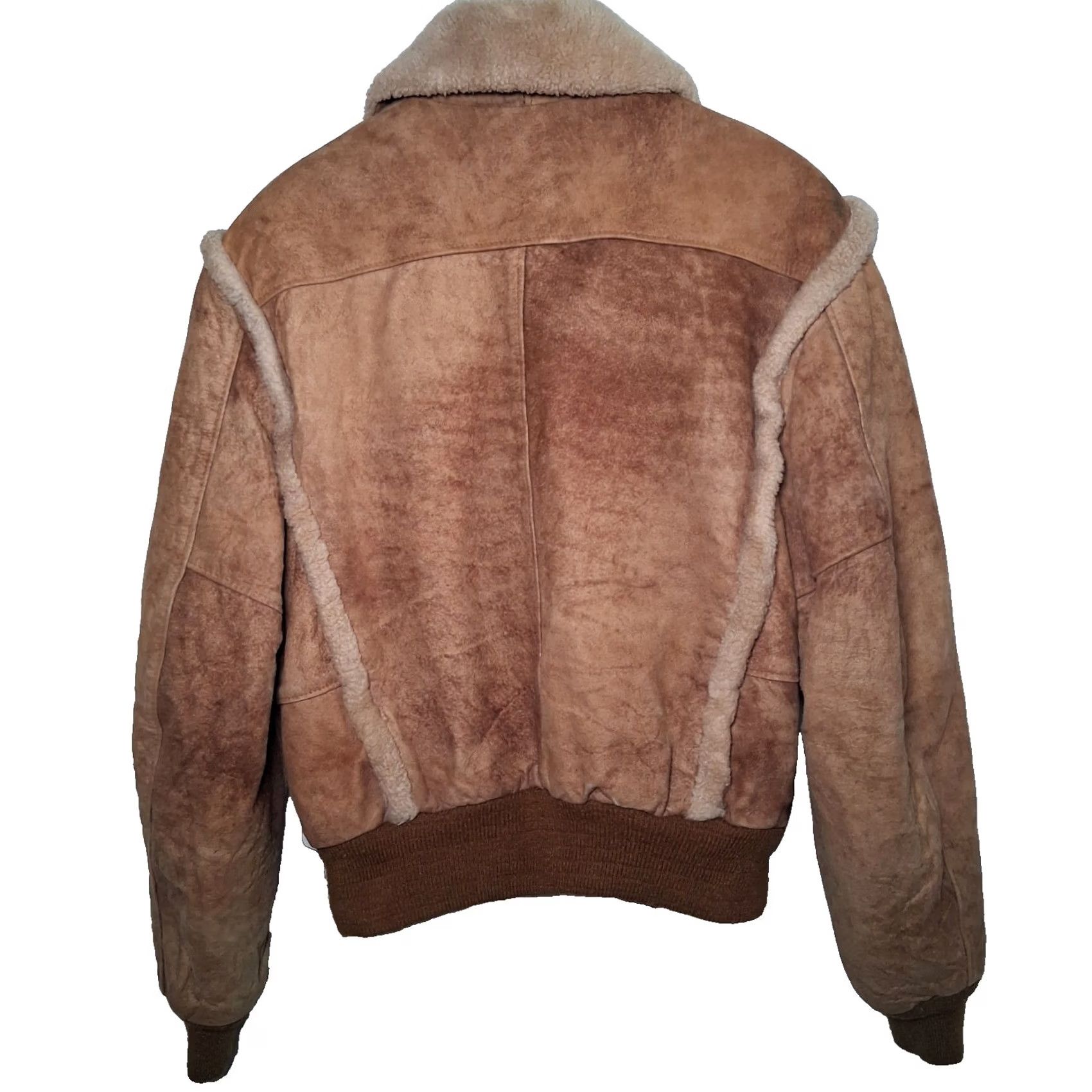 Schott VINTAGE Schott Rancher Jacket Men 42 Suede Leather Sherpa Lined Western READ Jacket Size US XS / EU 42 / 0 - 2 Thumbnail