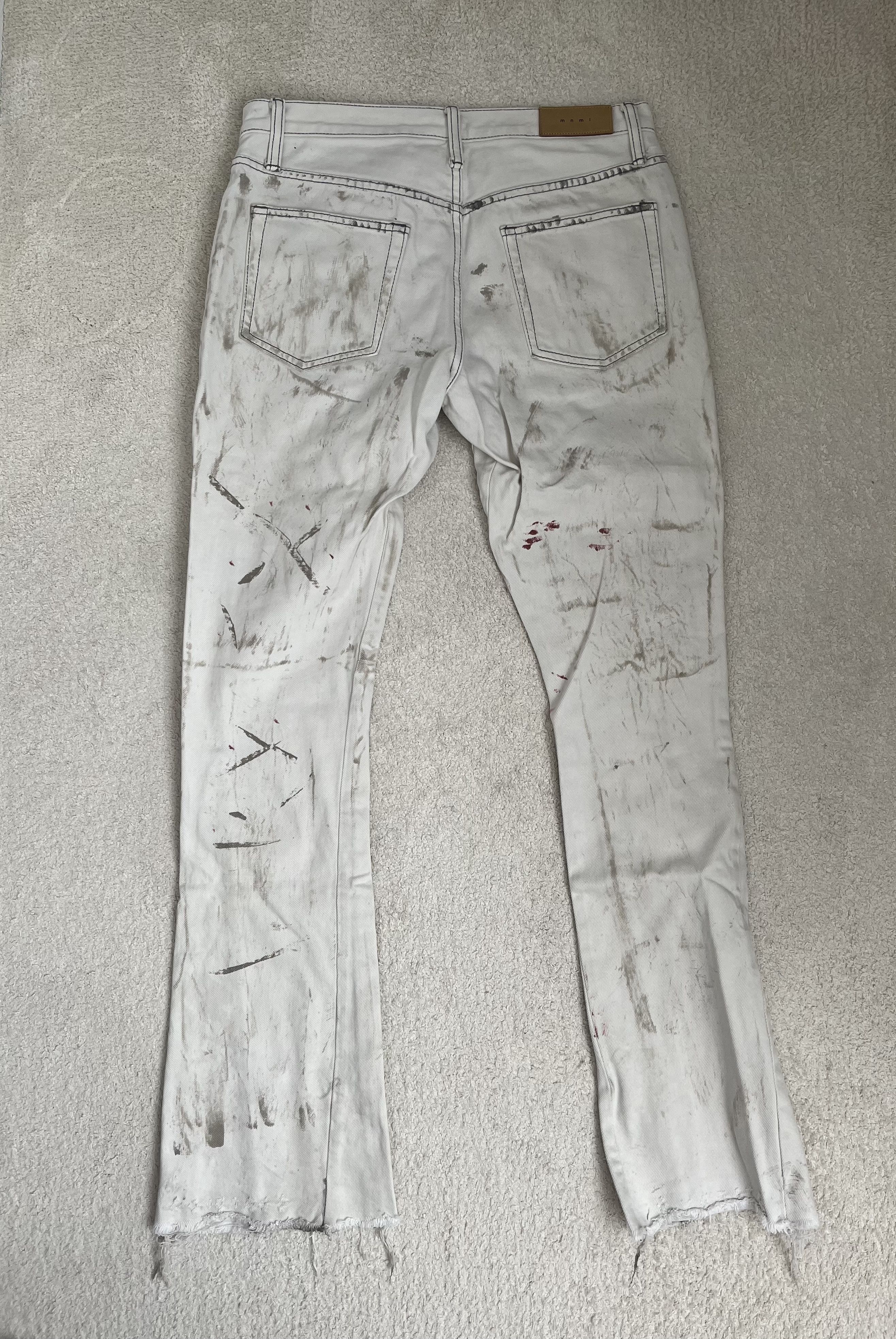 MNML MNML flare jeans white Size US 30 / EU 46 - 3 Thumbnail