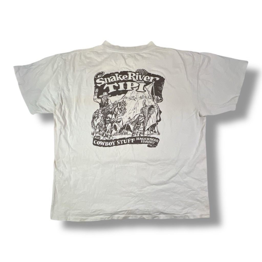 Other Vintage Oneita Cowboy Stuff Hagerman Idaho Western Single St Size US XL / EU 56 / 4 - 10 Thumbnail
