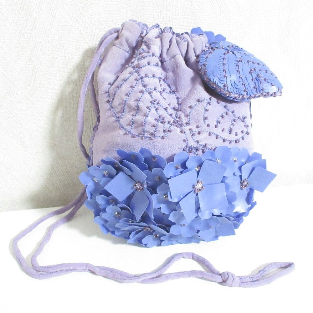 Other Other Jamin Puech Flower Sequin Drawstring Bag Textile Vanity Bag DUTY FREE for USA Size ONE SIZE - 1 Thumbnail