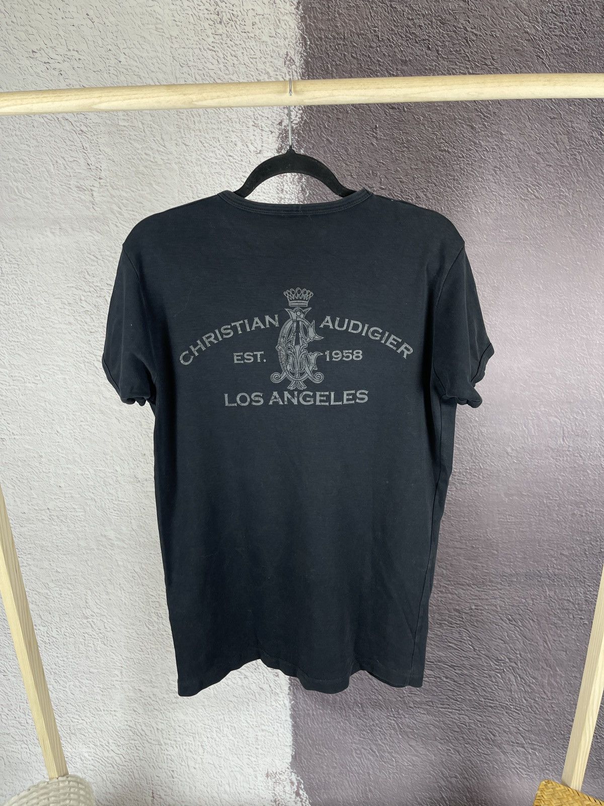 Christian Audigier Christian Audigier vintage big logo allover pattern tee Size US M / EU 48-50 / 2 - 2 Thumbnail