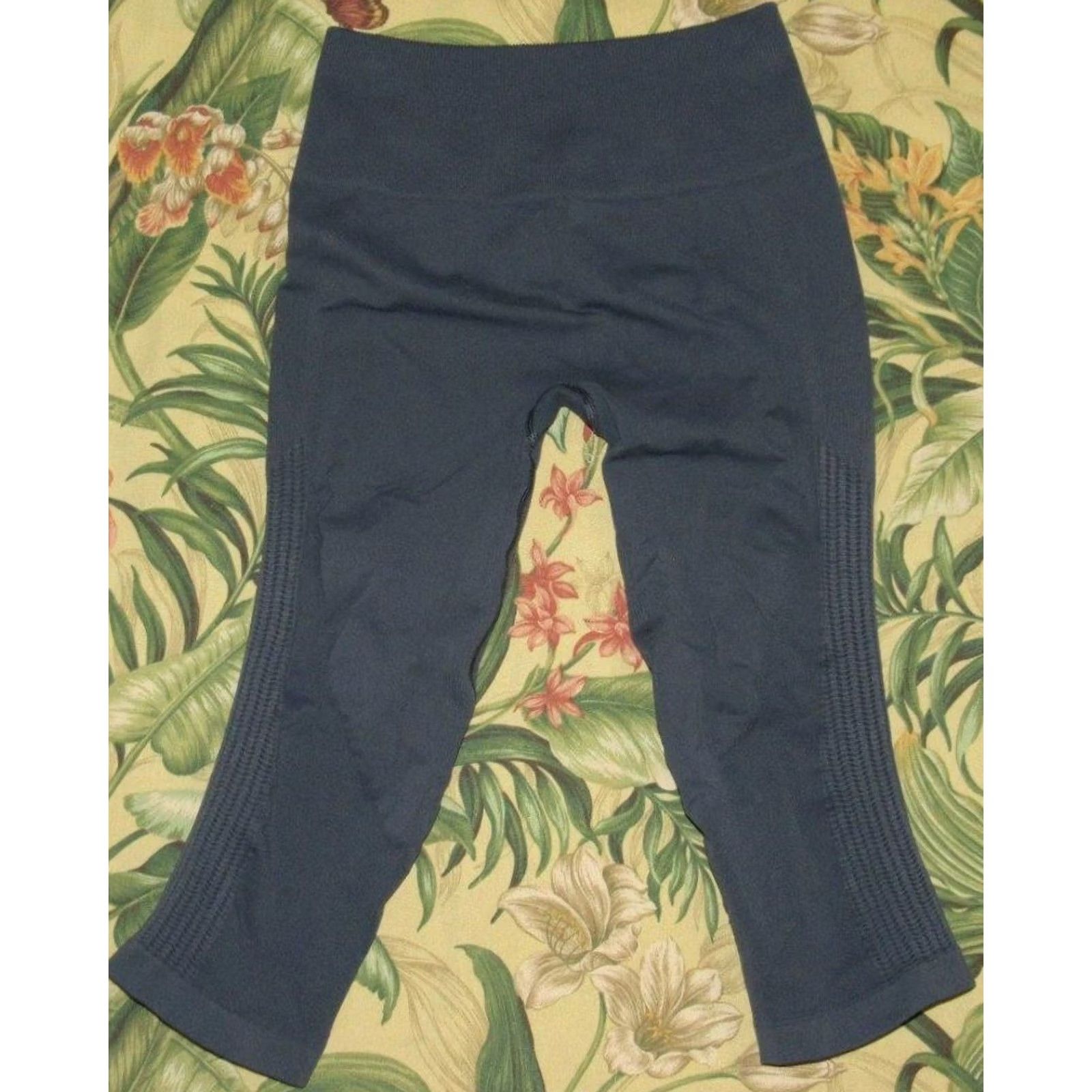Lululemon Womens LULULEMON Blue In The Flow Yoga Pants 6 Size 28" / US 6 / IT 42 - 3 Thumbnail