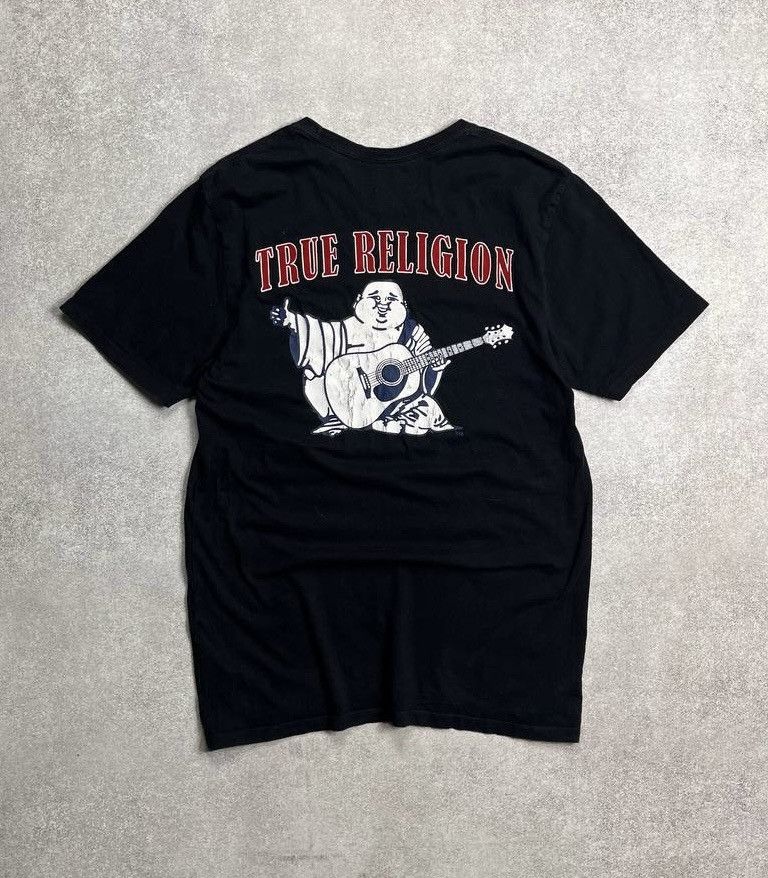 True Religion Vintage True Religion Budda Big Logo T-shirt M Size US M / EU 48-50 / 2 - 1 Thumbnail
