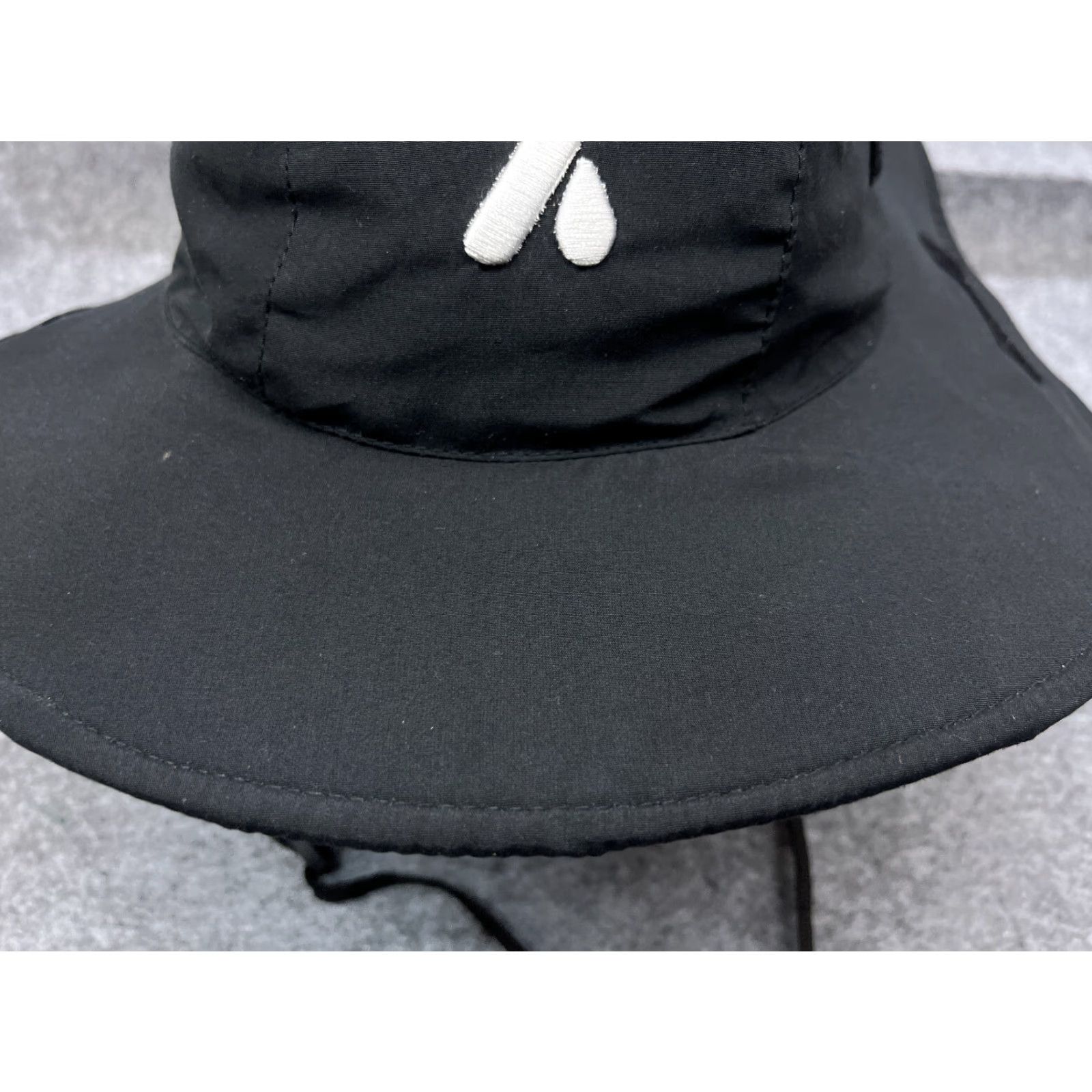 Vintage Activecool Sun Hat Adult One Size Black Knit 100% Polyester Outdoors Size ONE SIZE - 3 Thumbnail