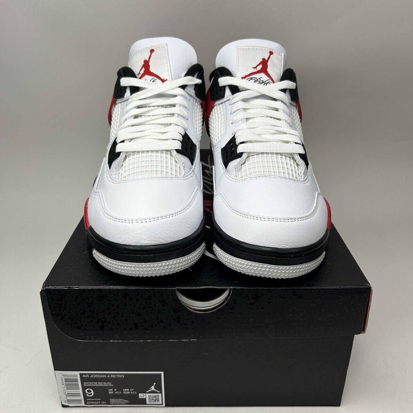 Jordan Brand Nike Air Jordan 4 Retro “Red Cement” 2023 Size US 9 / EU 42 - 2 Thumbnail