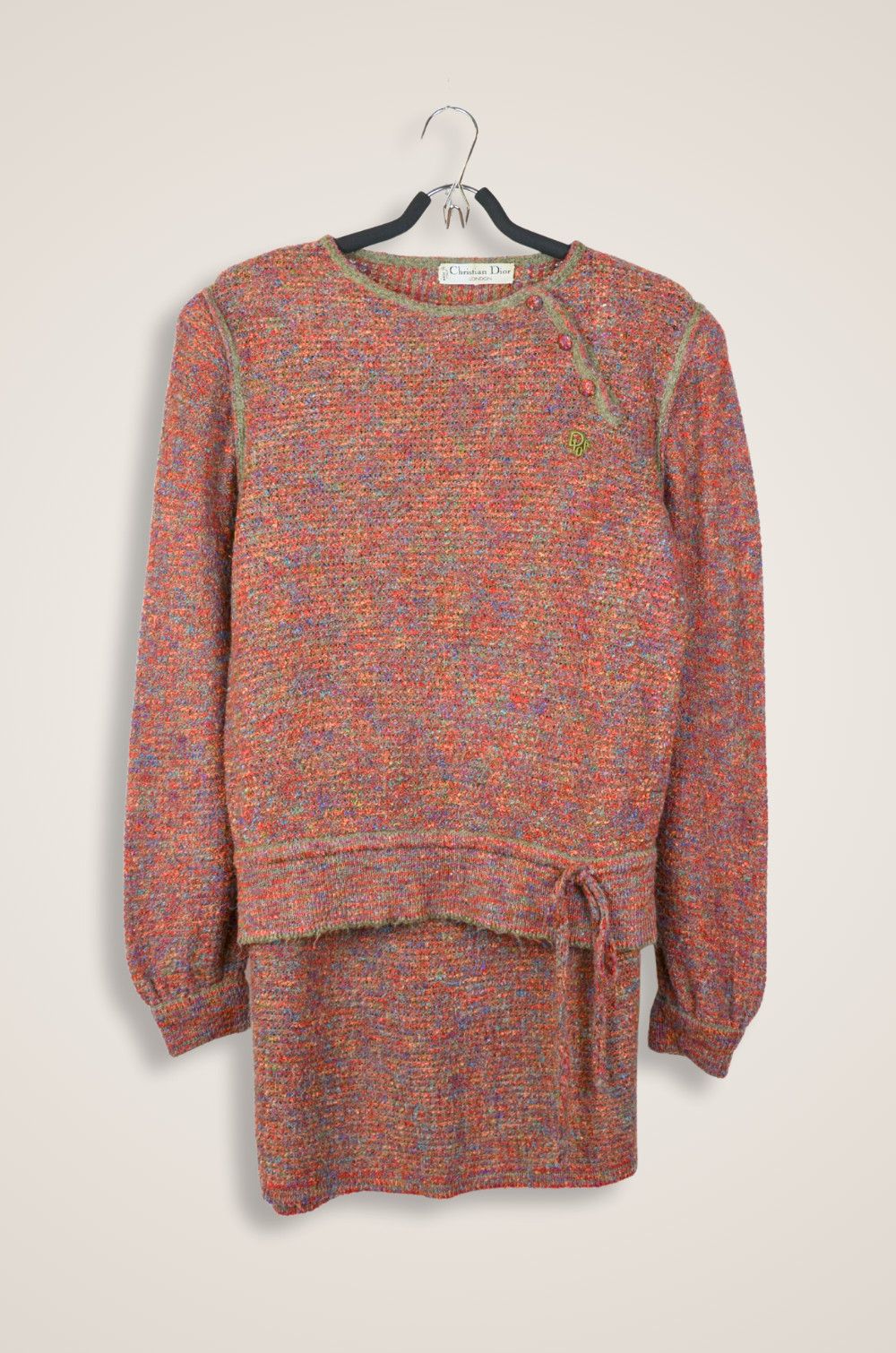 Christian Dior Monsieur Christian Dior London Mohair Wool Set – Sweater Skirt - 12 Size M / US 6-8 / IT 42-44 - 1 Thumbnail