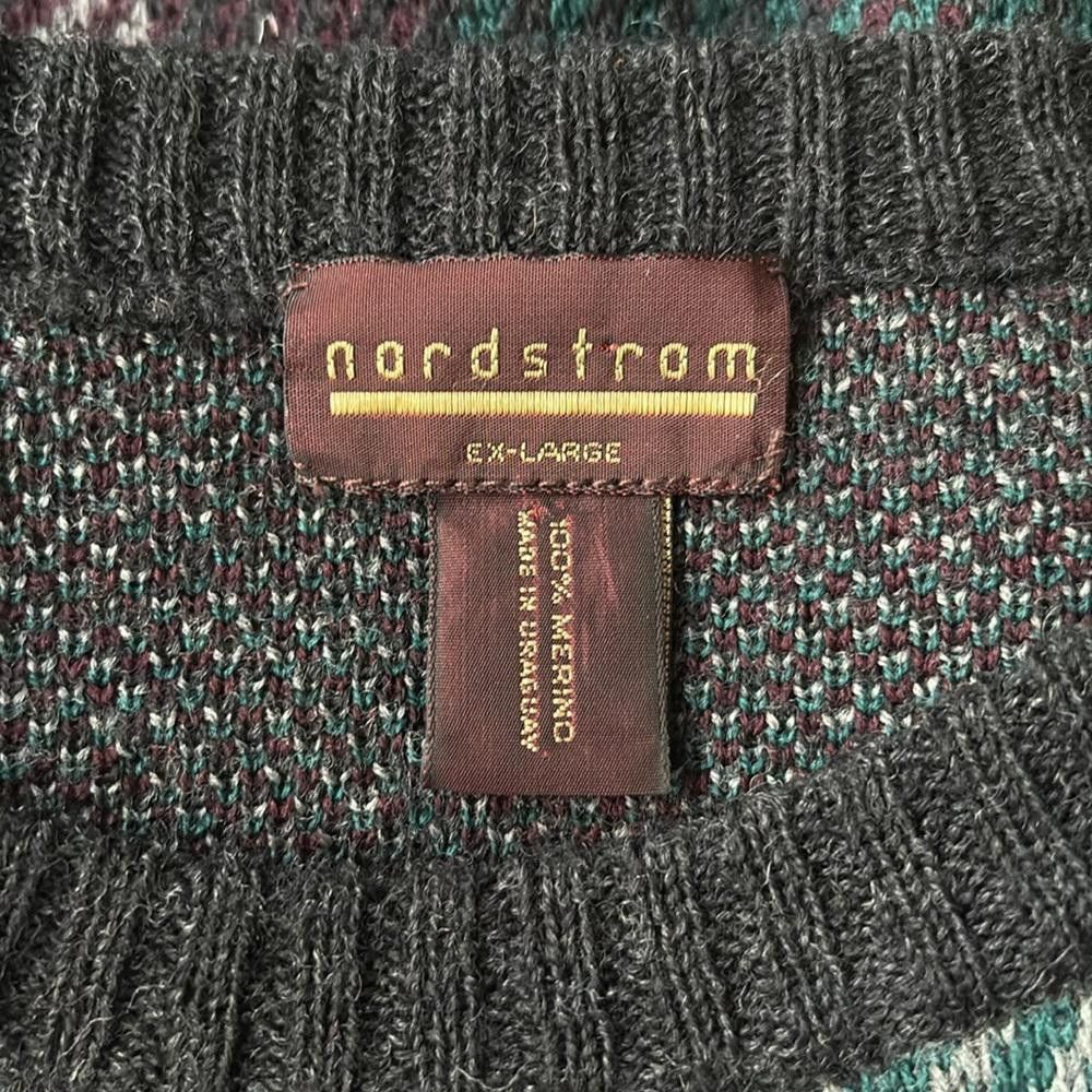Nordstrom Nordstrom Vintage 100% Merino Wool 90s Crewneck Sweater Size US XL / EU 56 / 4 - 12 Thumbnail