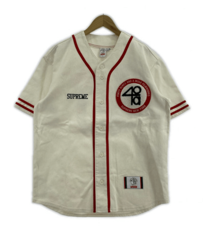 Supreme Supreme 25SS 40 Acres Twill Baseball Short Sleeve Size US S / EU 44-46 / 1 - 1 Thumbnail