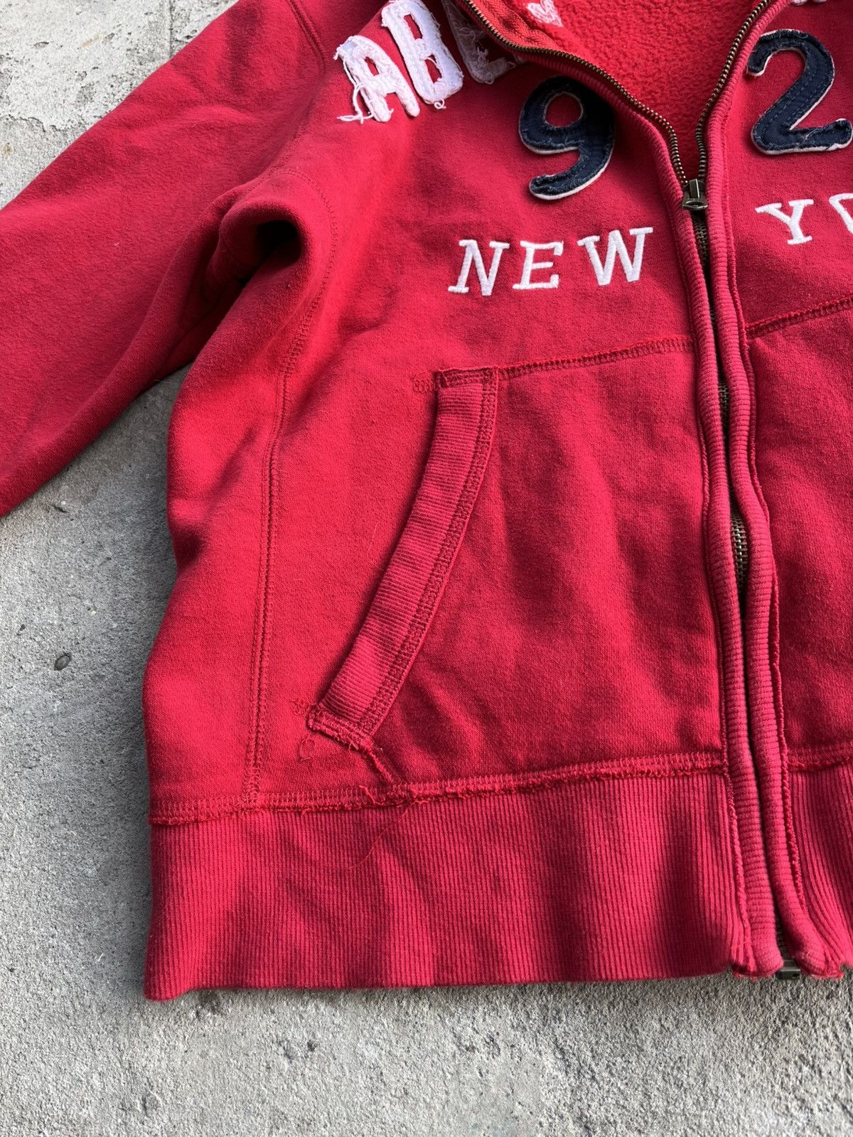 Abercrombie & Fitch × Hysteric Glamour × If Six Was Nine Vintage Abercrombie Big Logo Zip Hoodie like LGB Diesel Y2K Size US M / EU 48-50 / 2 - 11 Thumbnail