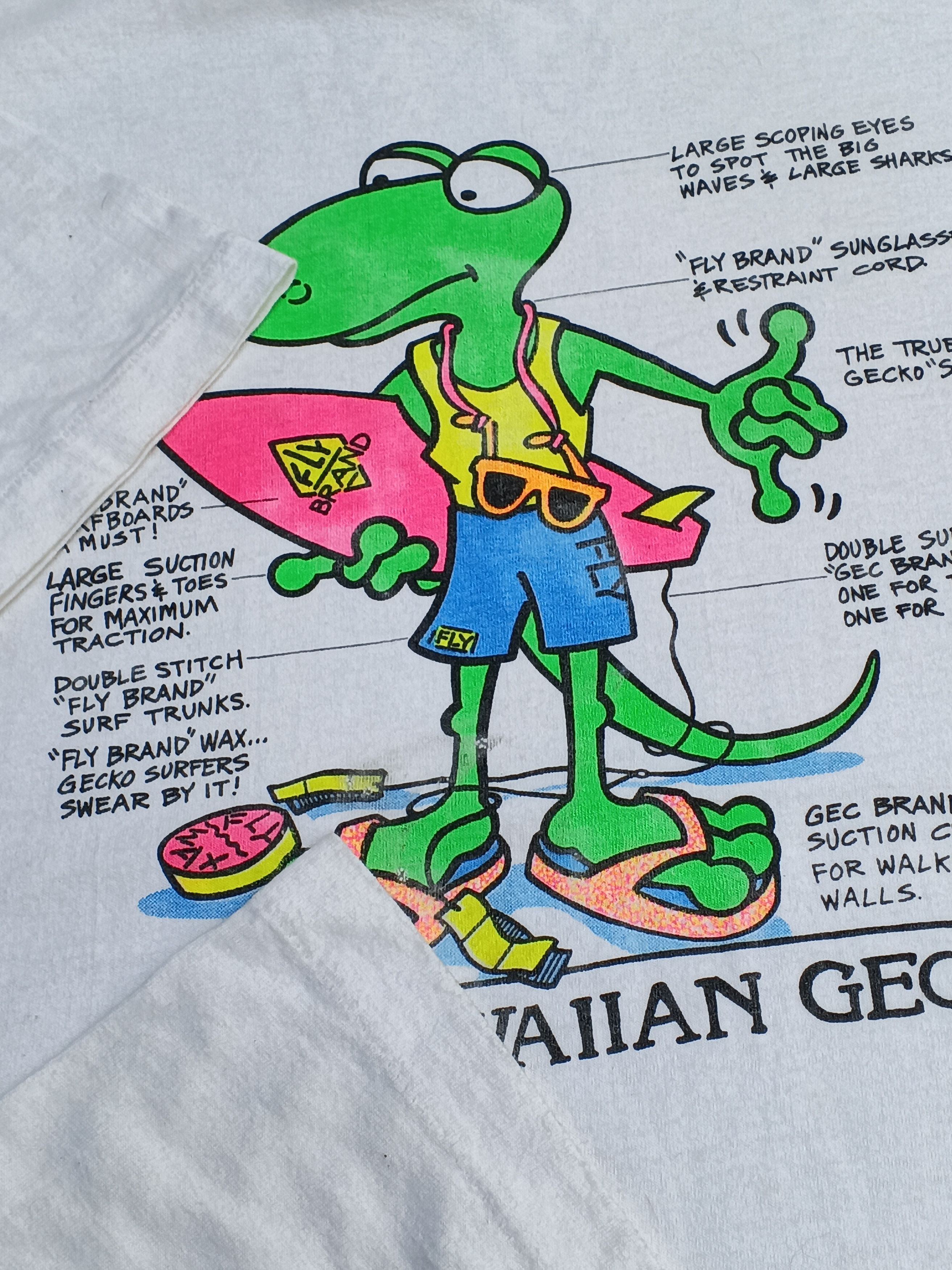 Vintage Vintage 90s The Hawaii Gecko Surf Size L Size US L / EU 52-54 / 3 - 8 Thumbnail