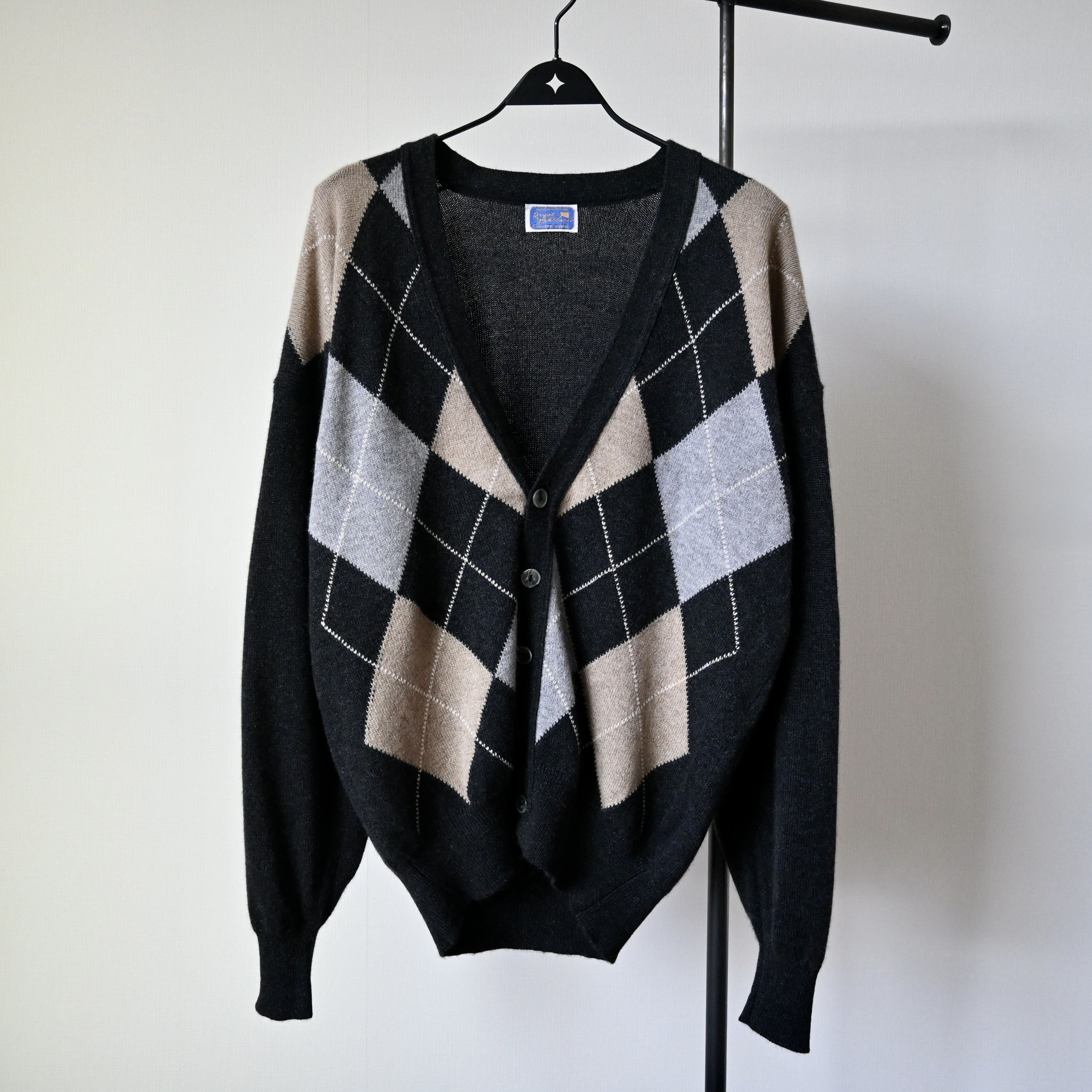Vintage VTG Royal Ballater pure cashmere cardigan, made in Scotland Size US L / EU 52-54 / 3 - 1 Thumbnail