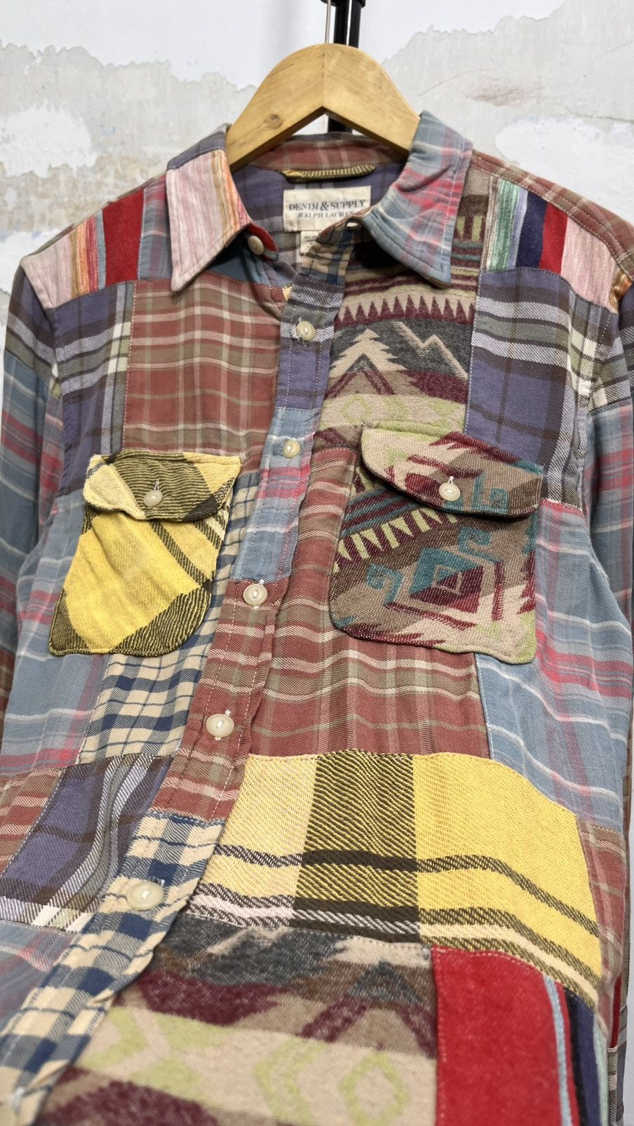 Denim & Supply Ralph Lauren Vtg Patchwork Denim & supply Ralph lauren Size US M / EU 48-50 / 2 - 3 Thumbnail