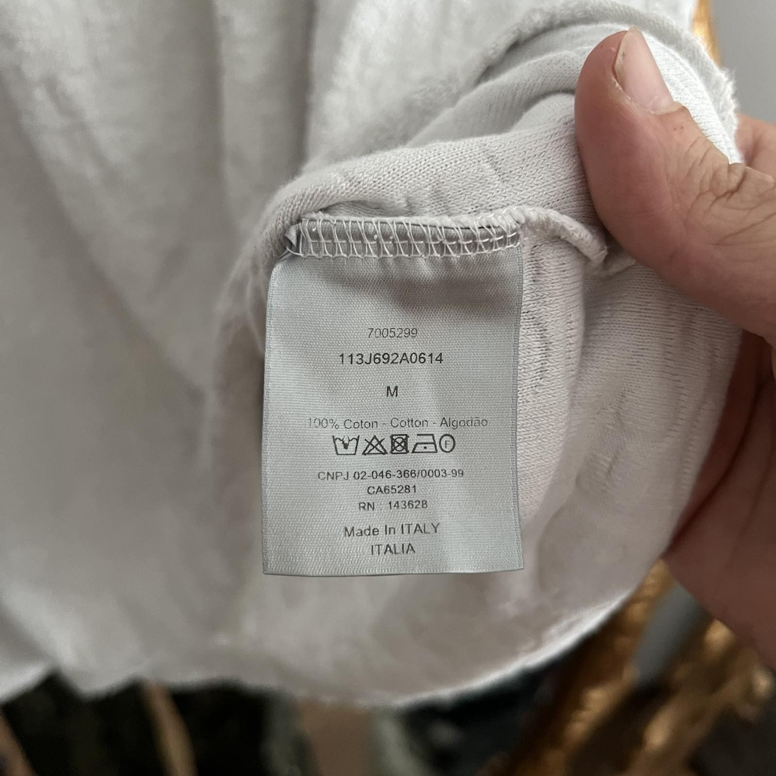 Dior Dior oblique monogram towel t shirt Sz M Size M / US 6-8 / IT 42-44 - 5 Thumbnail