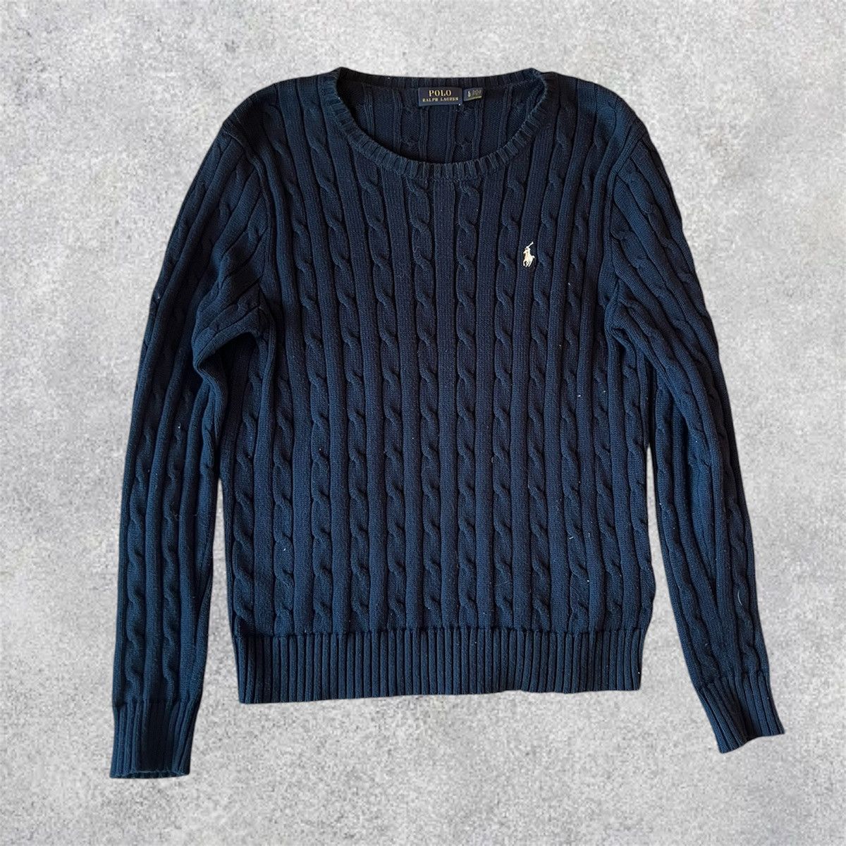 Polo Ralph Lauren Polo Ralph Lauren Women’s sweater L Size Navy Blue Color Size US L / EU 52-54 / 3 - 1 Thumbnail