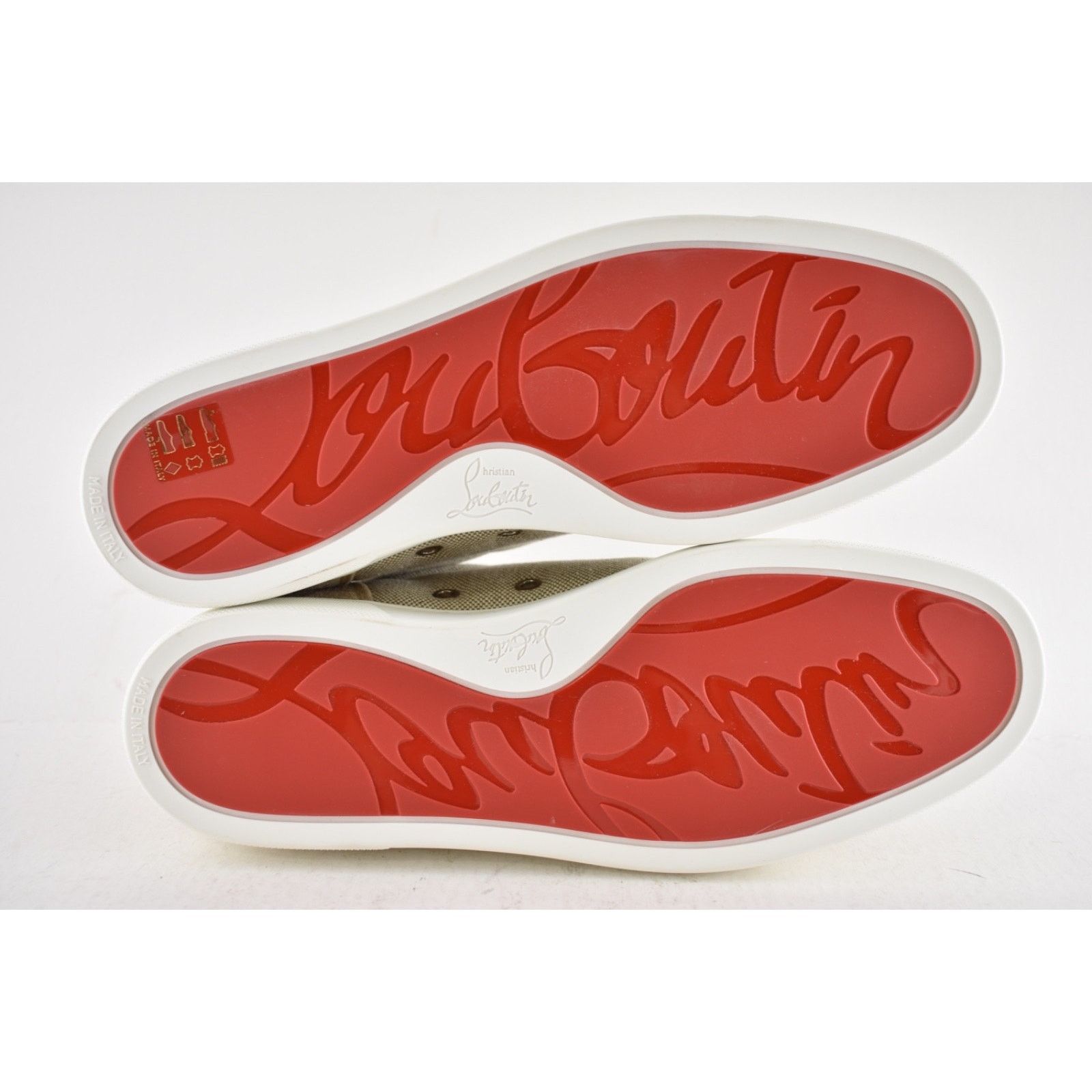 Christian Louboutin Christian Louboutin Men Rantulow Flat Mandorla Beige Suede Size US 10 / EU 43 - 12 Thumbnail