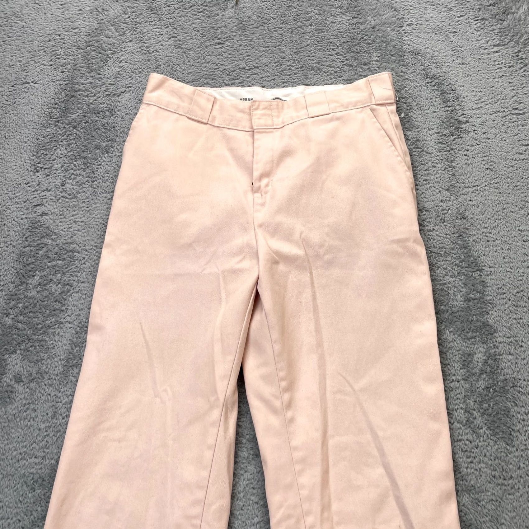 Dickies Dickies Pants Womens 6R Pink Urban Outfitters Straight Leg Cropped Frayed Hem Size 28" / US 6 / IT 42 - 5 Thumbnail