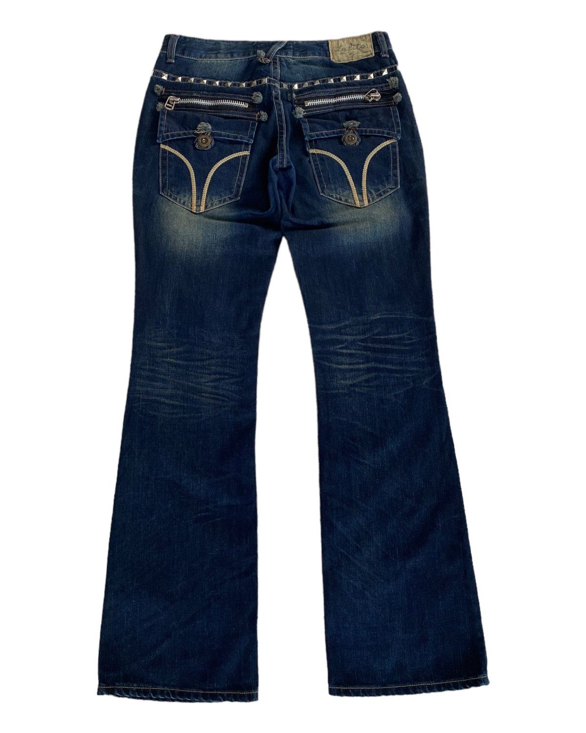 Hysteric Glamour 💥FLARED💥LOLITA JEANS BOOTCUT DISTRESSED DENIM FLARE JEANS Size US 32 / EU 48 - 2 Thumbnail