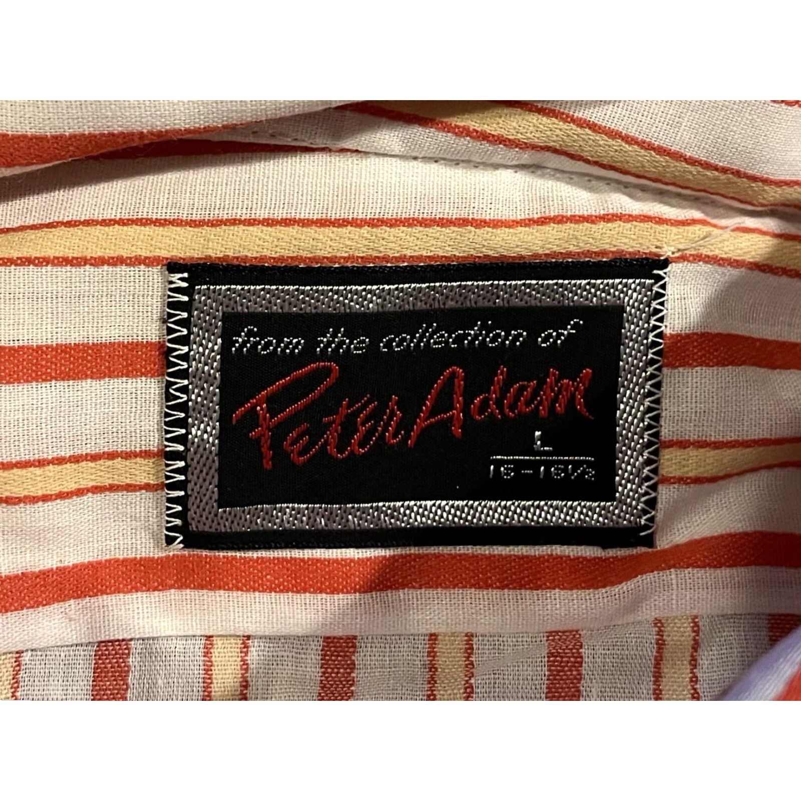 Vintage VINTAGE Peter Adam Disco Shirt Men’s L Striped 70s Size US L / EU 52-54 / 3 - 5 Thumbnail