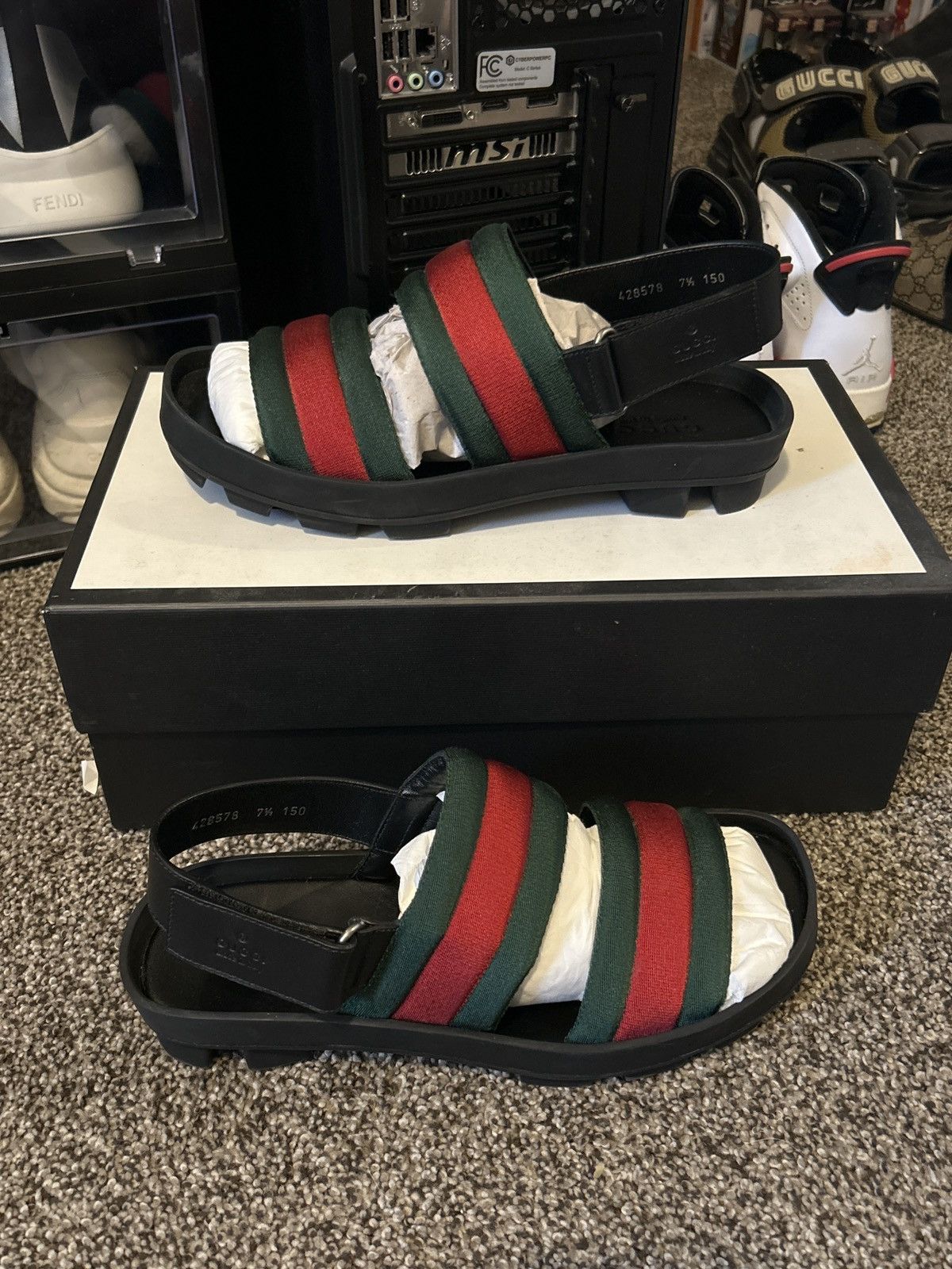 Gucci Gucci sandals Size US 8.5 / EU 41-42 - 2 Thumbnail