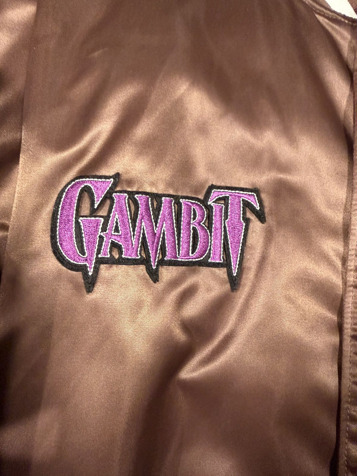 Kith Kith X Marvel X-Men Gambit Satin Bomber Jacket Size US M / EU 48-50 / 2 - 6 Thumbnail
