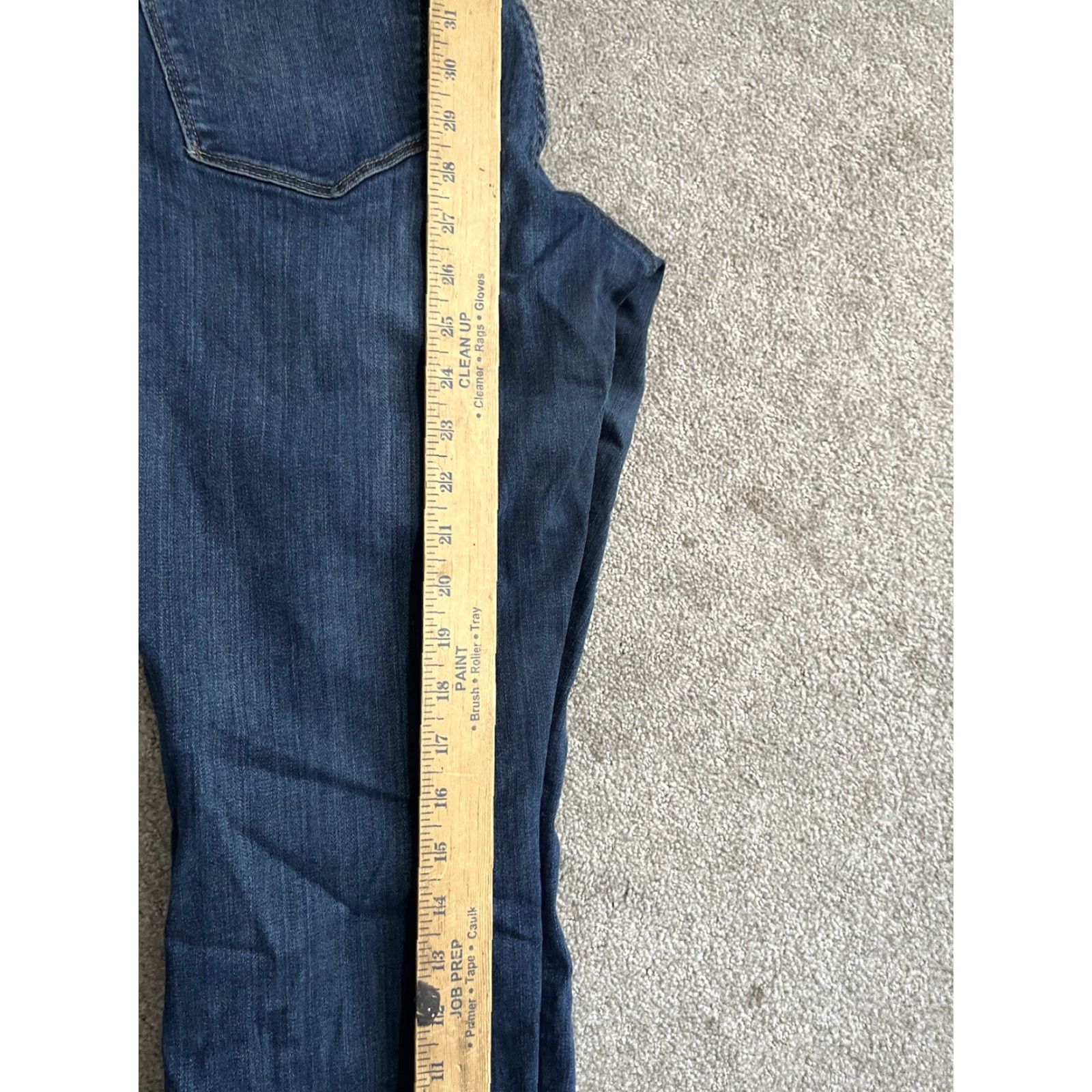 Gap Gap 1969 Women Jeans 32R Blue Cotton Blend Mid Rise Skinny Denim 5-Pocket City Size 24" / US 00 / IT 34 - 6 Thumbnail