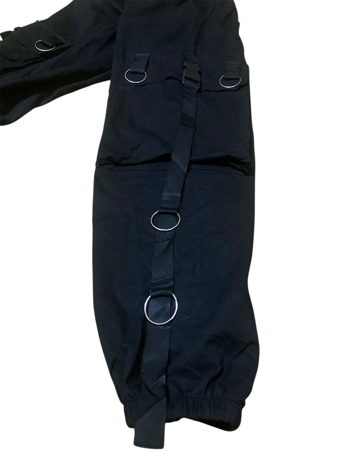 Japanese Brand Chain Multi Pocket Side Stripe Bondage Punk Parachute Cargo Size US 32 / EU 48 - 4 Thumbnail