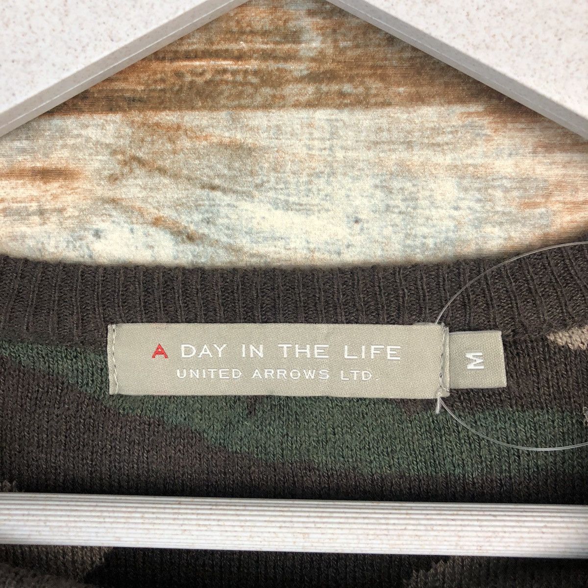 Homespun Knitwear × Japanese Brand Day in the life Camo Knitwear #A1296 Size US M / EU 48-50 / 2 - 10 Thumbnail