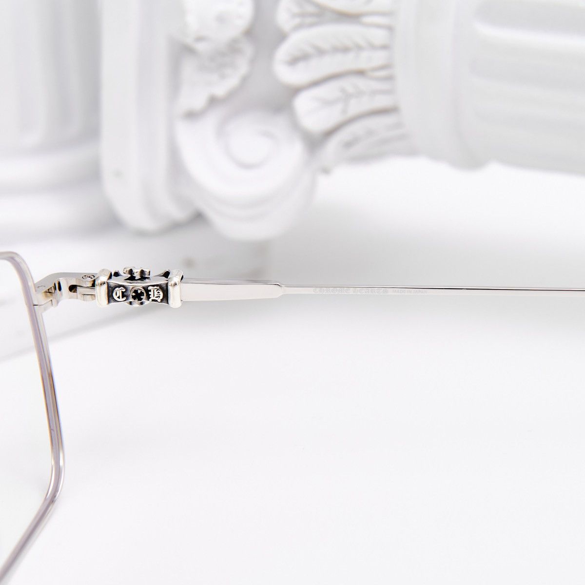 Chrome Hearts CHROME HEARTS MAGNUM II MATTE BLACK/SHINY SILVER GLASSES Size ONE SIZE - 5 Thumbnail