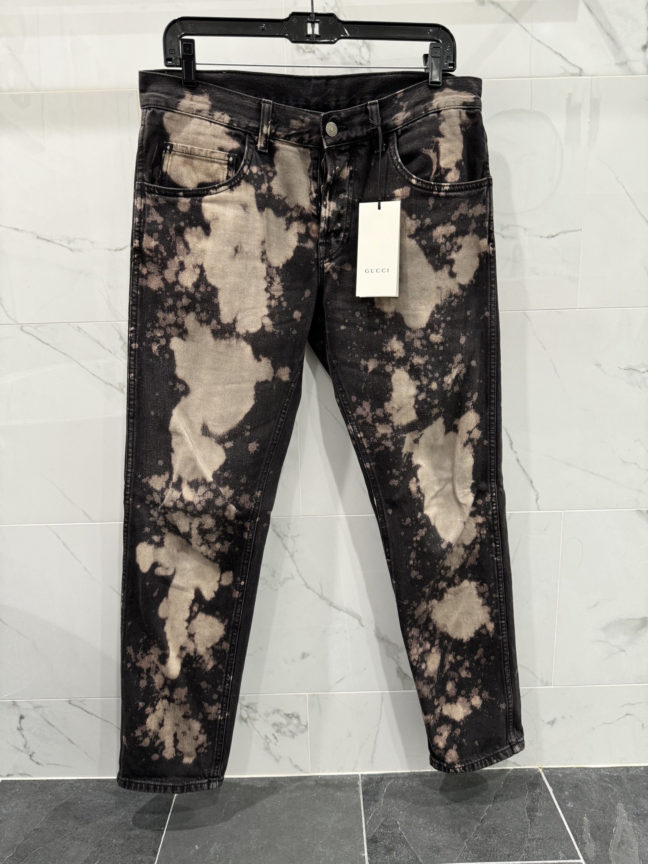 Gucci Bleached Tapered Denim Size US 32 / EU 48 - 2 Thumbnail