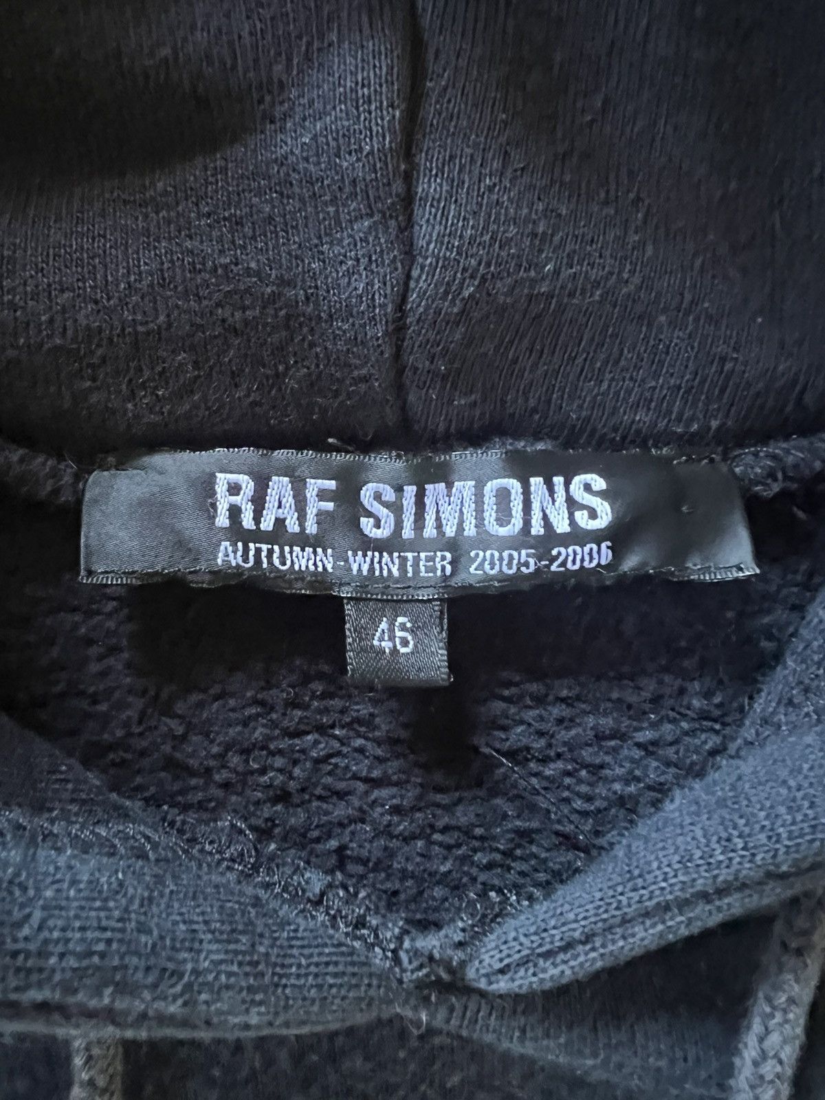 Raf Simons Raf Simons AW05 Black/Purple Peter De Potter Graphic Hoodie Size US S / EU 44-46 / 1 - 4 Thumbnail
