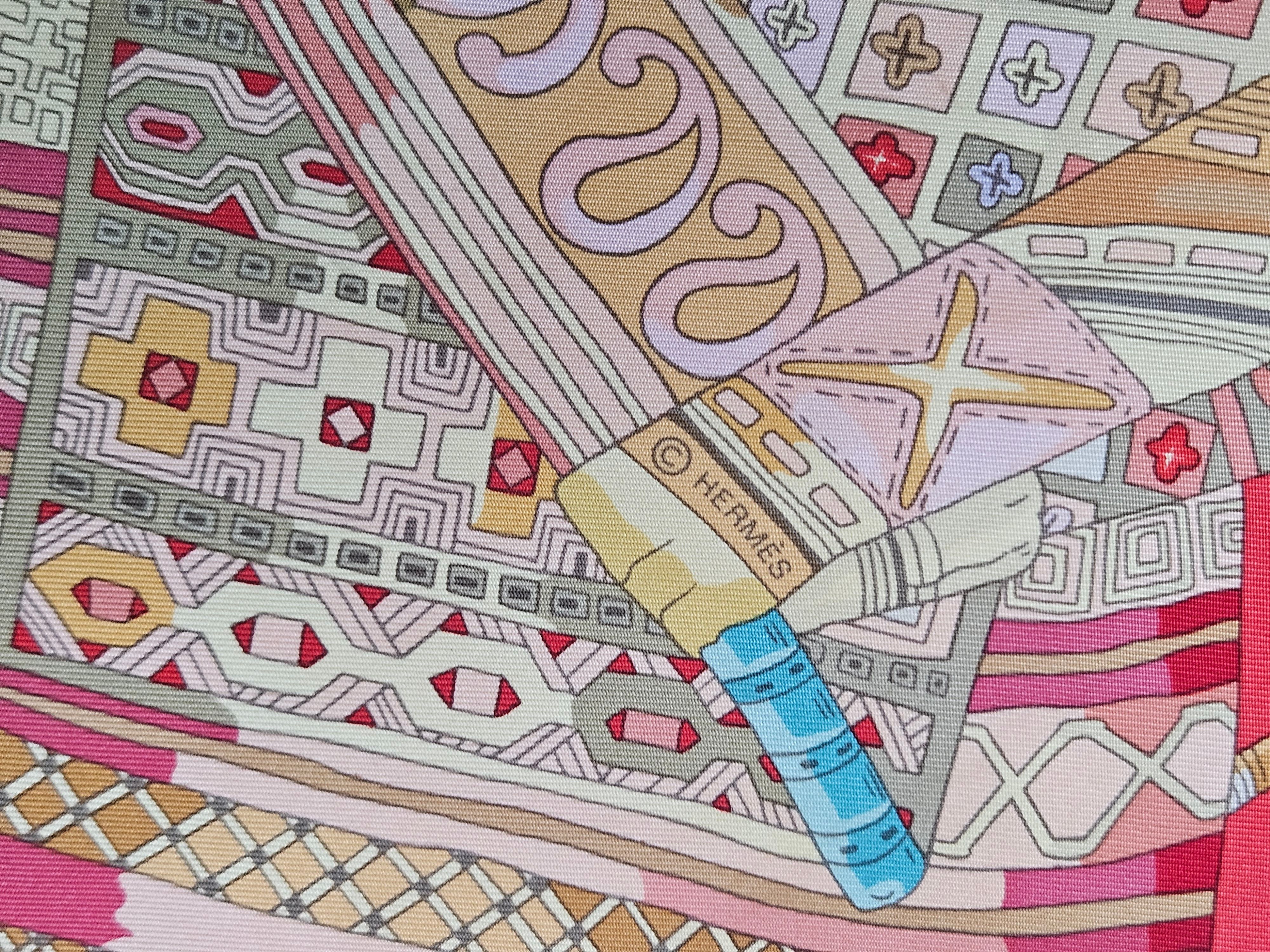 Hermes Hermes Voyage En Etoffes silk scarf Size ONE SIZE - 5 Thumbnail