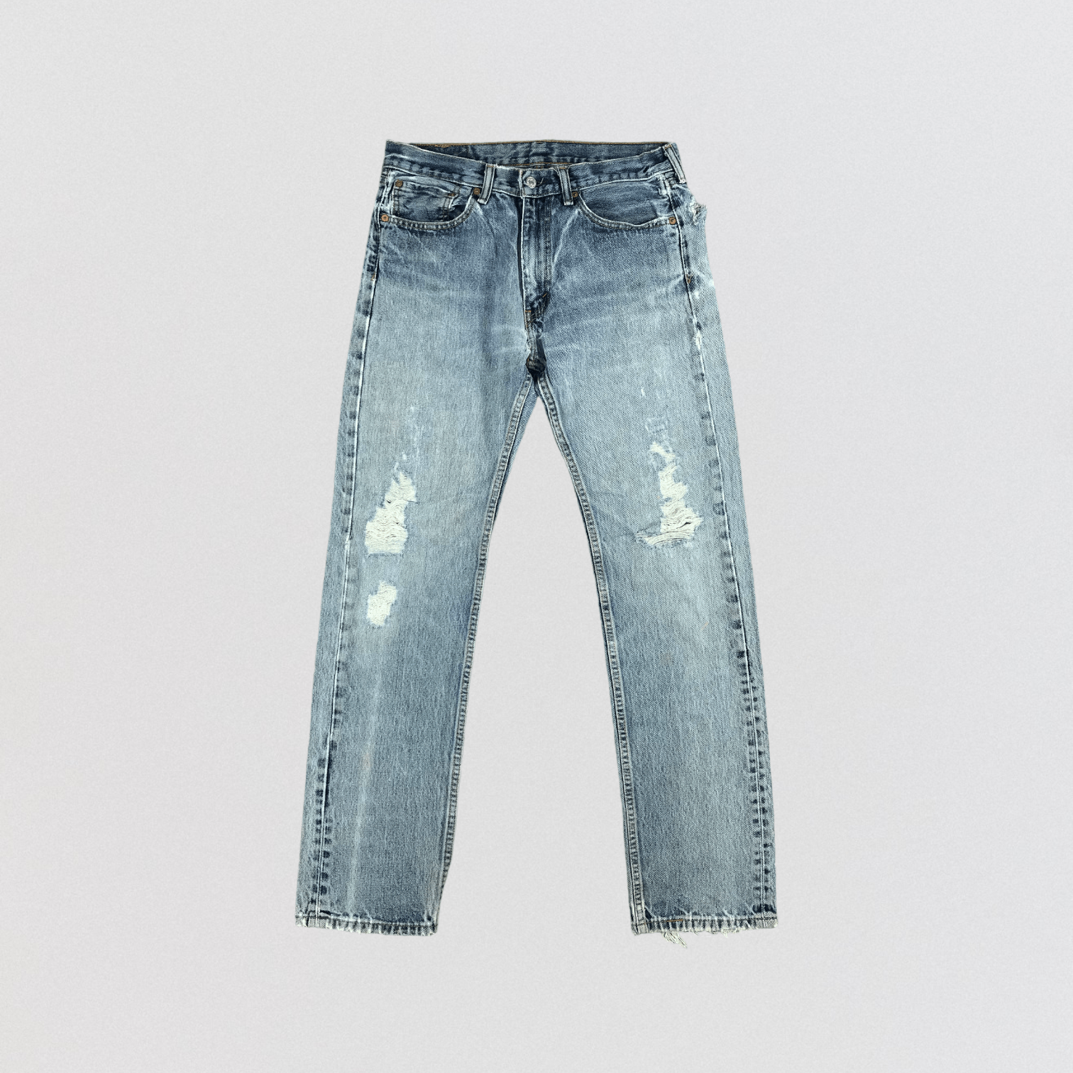 image of Blue Wash Levis 505 Jeans-Jm2533, Men's