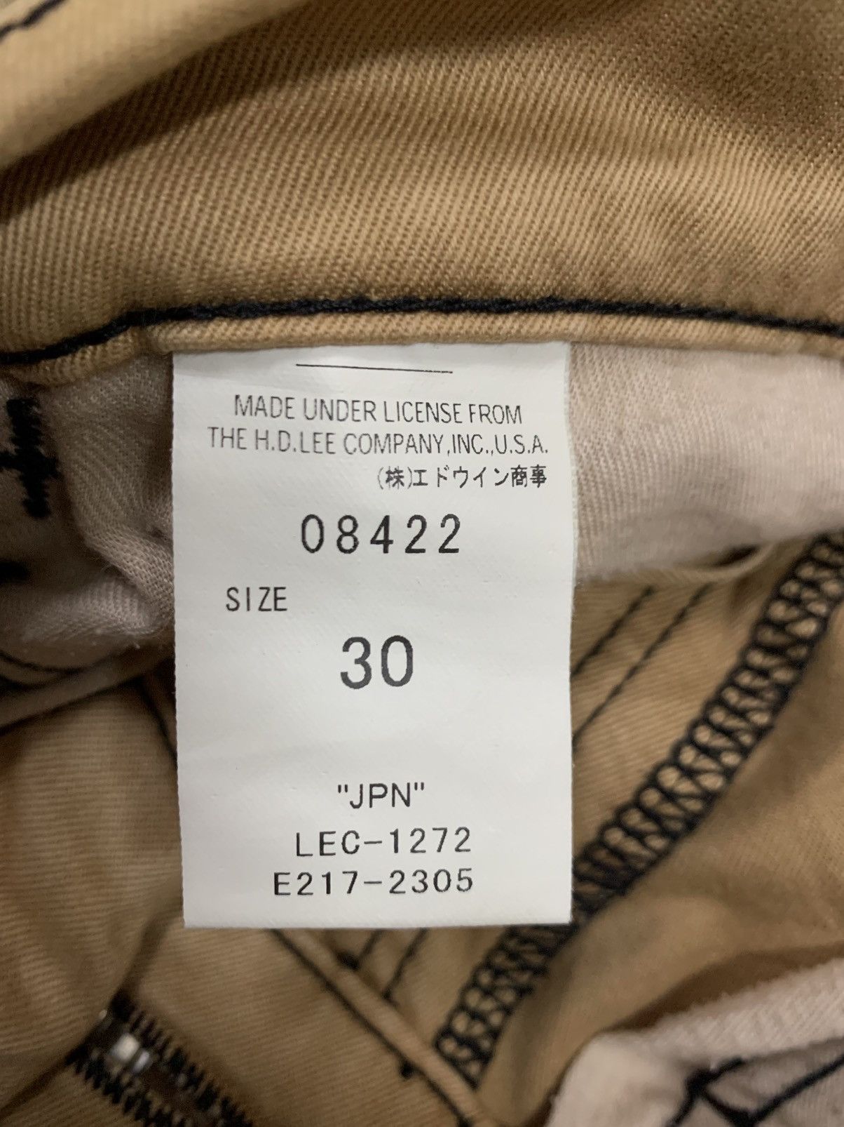 Lee Lee Cowboy Vintage Size US 33 - 8 Thumbnail