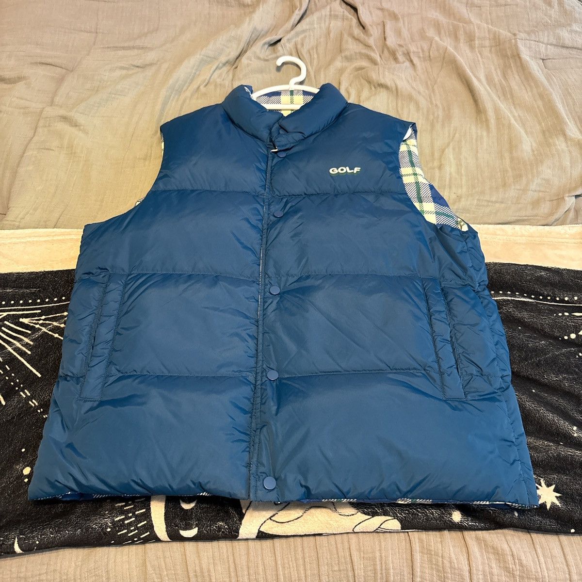 Logo Vest Navy - Fall/Winter 2022 - Golf Wang