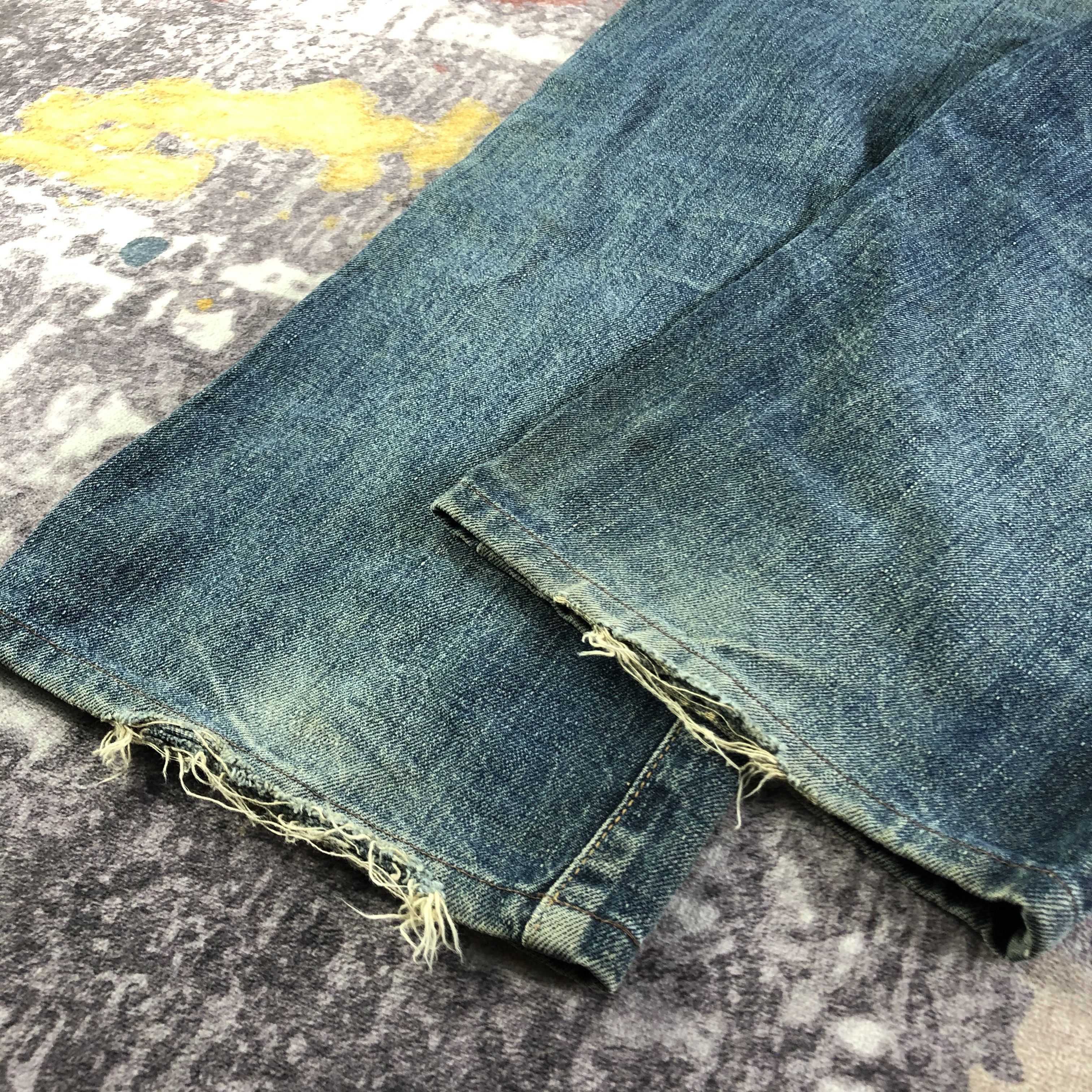 Edwin Vintage Blue Wash Edwin 505 Selvedge Jeans-JM3663 Size US 33 - 4 Thumbnail
