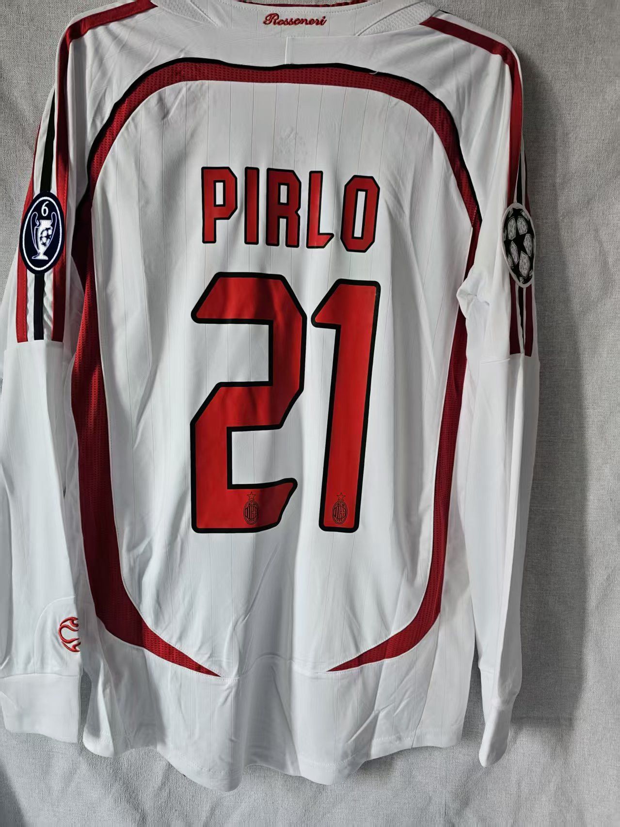 Other 2006 2007 AC Milan 3 Andrea Pirlo Jersey Away Size US S / EU 44-46 / 1 - 1 Thumbnail